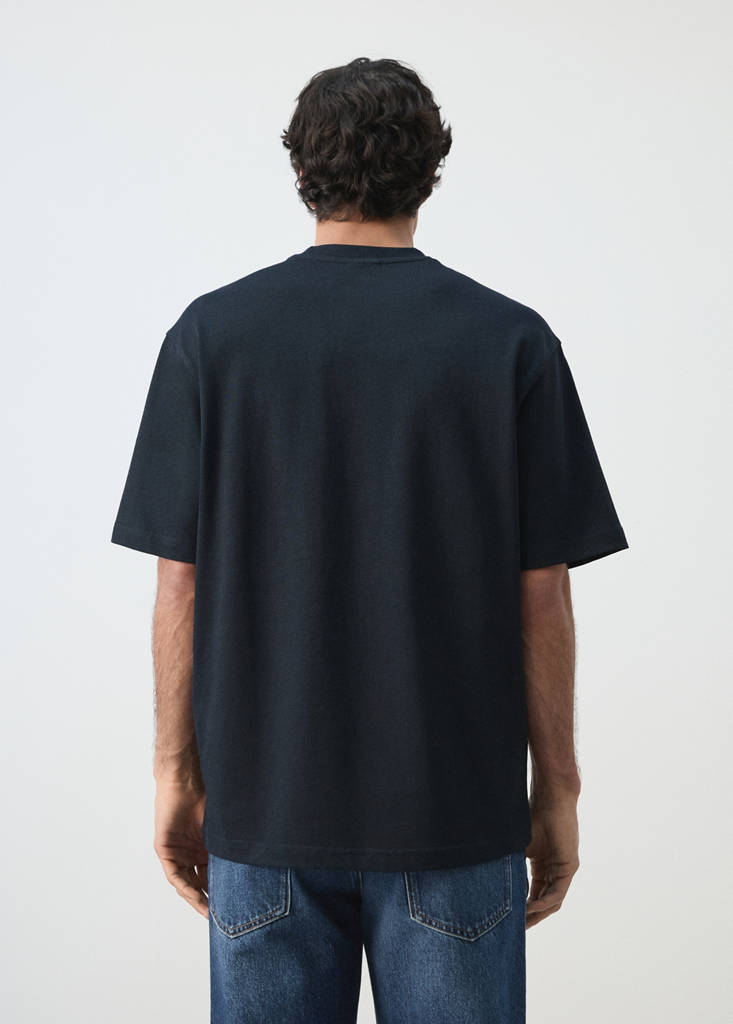 Heavy weight relaxed fit T-shirt — Navy
