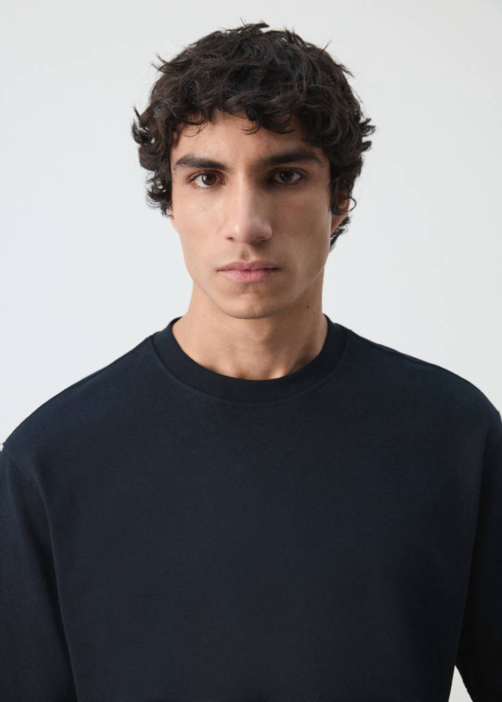 Heavy weight relaxed fit T-shirt — Navy