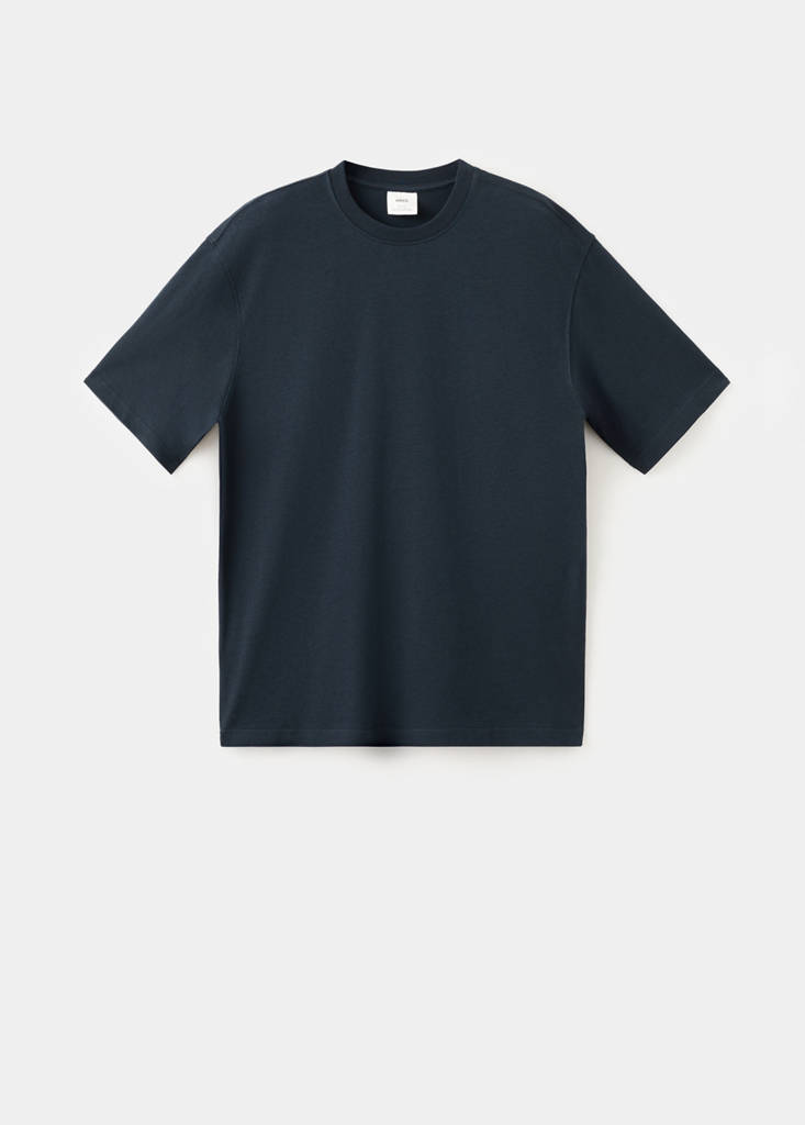 Heavy weight relaxed fit T-shirt — Navy
