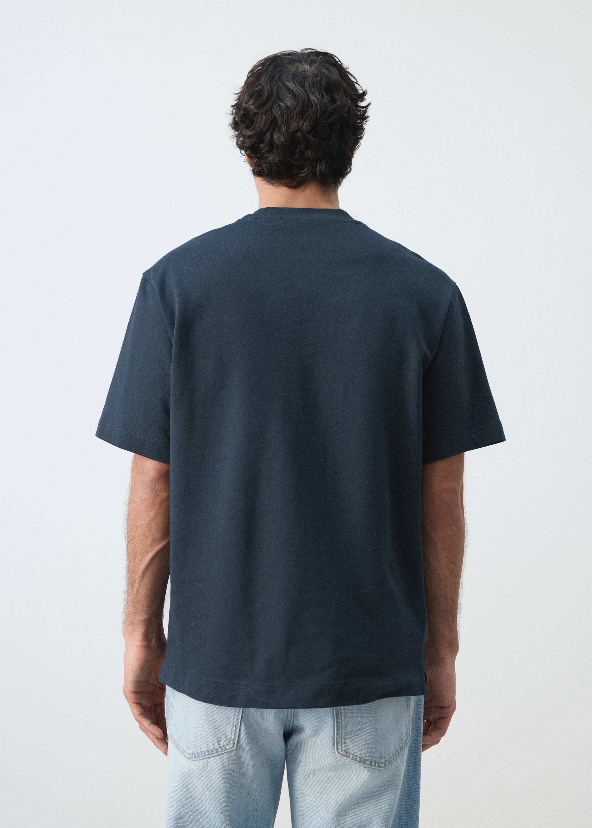 Samarreta heavyweight brodat gràfic - Revers de l'article