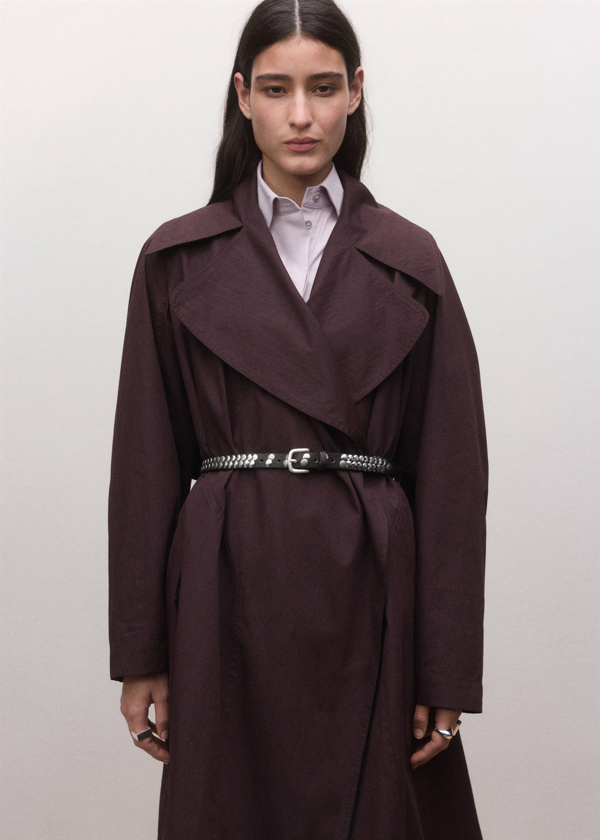 حزام جلدي بمسامير - تفاصيل المنتج 9