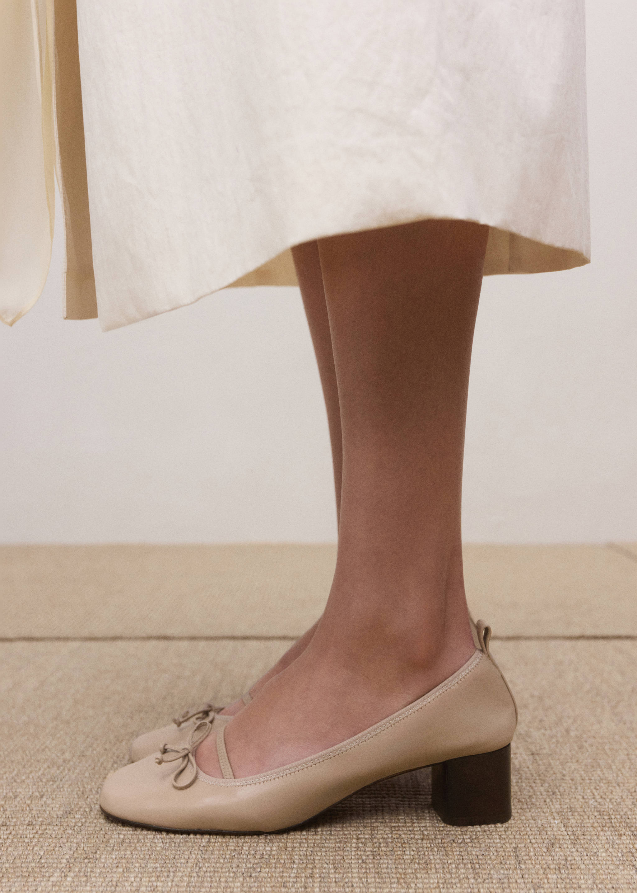 Ballerines talon bloc - Plan général