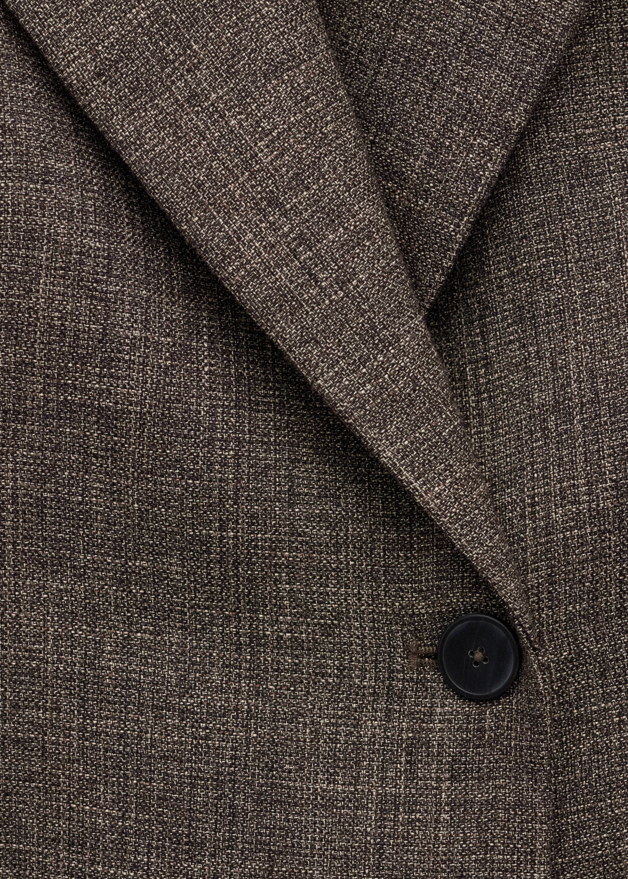 Herringbone double-breasted suit blazer - Details of the article 8