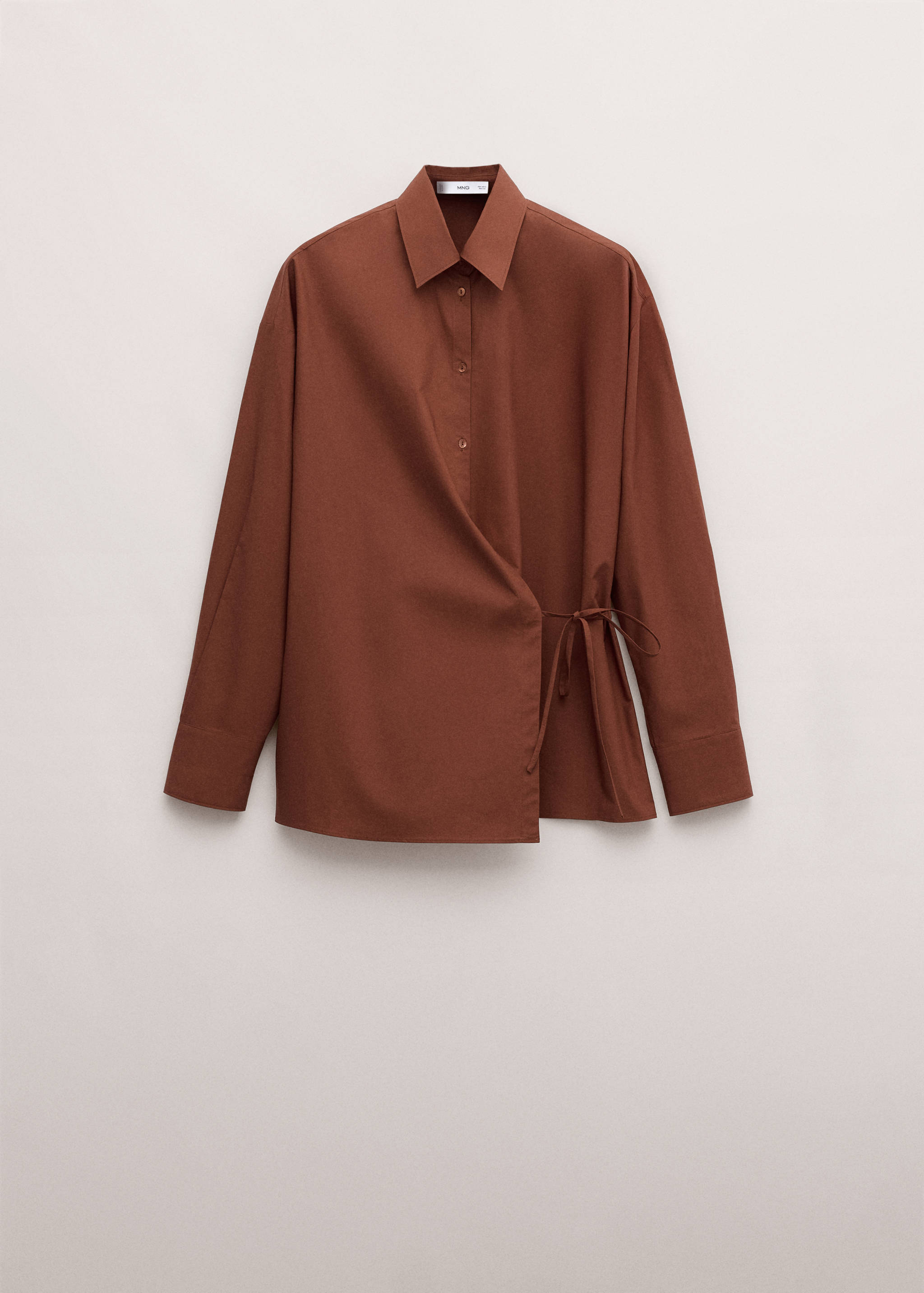 Camisa de algodão cruzada - Artigo sem modelo