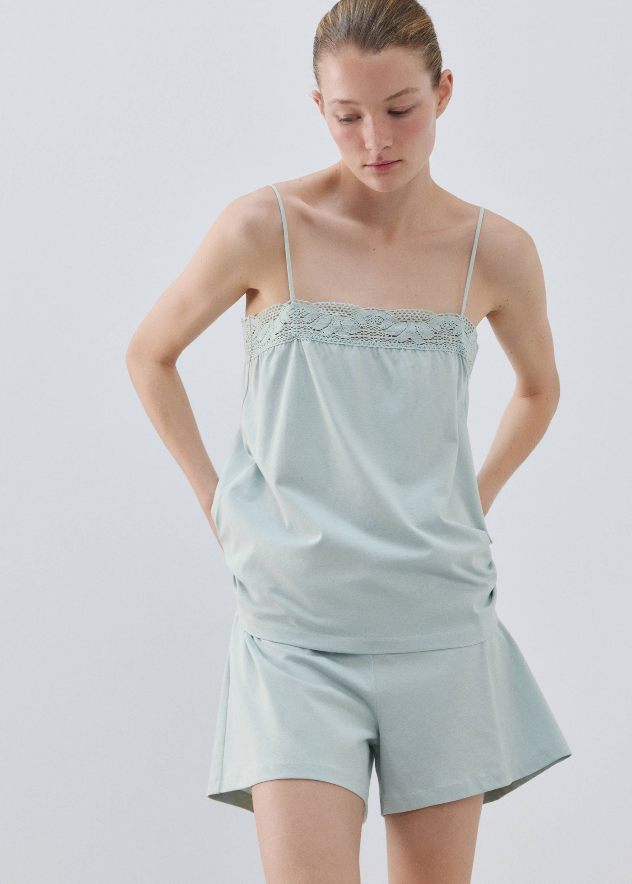 Cotton shorts - Medium plane