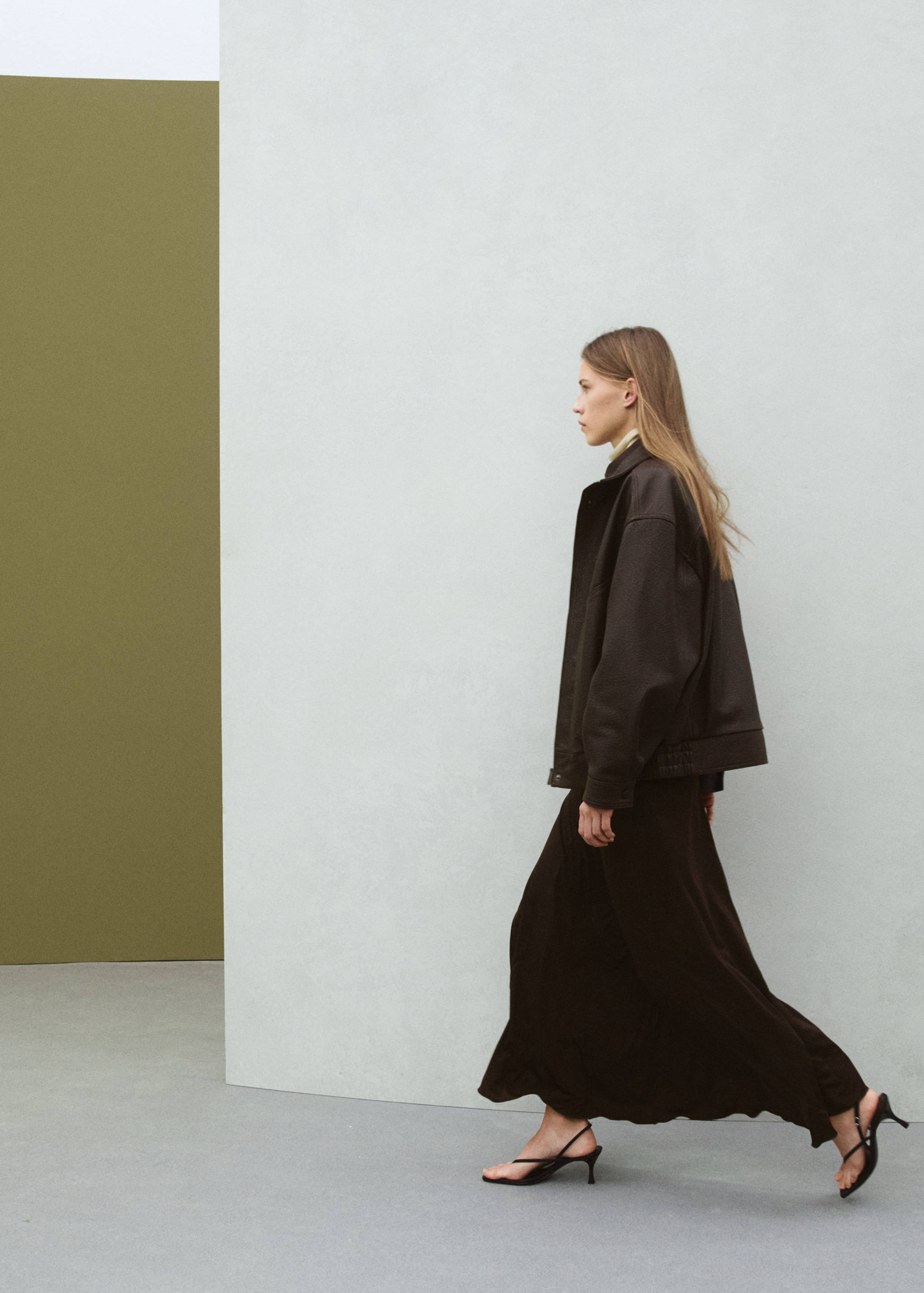 Chaqueta piel oversize - Detalle del artículo 6