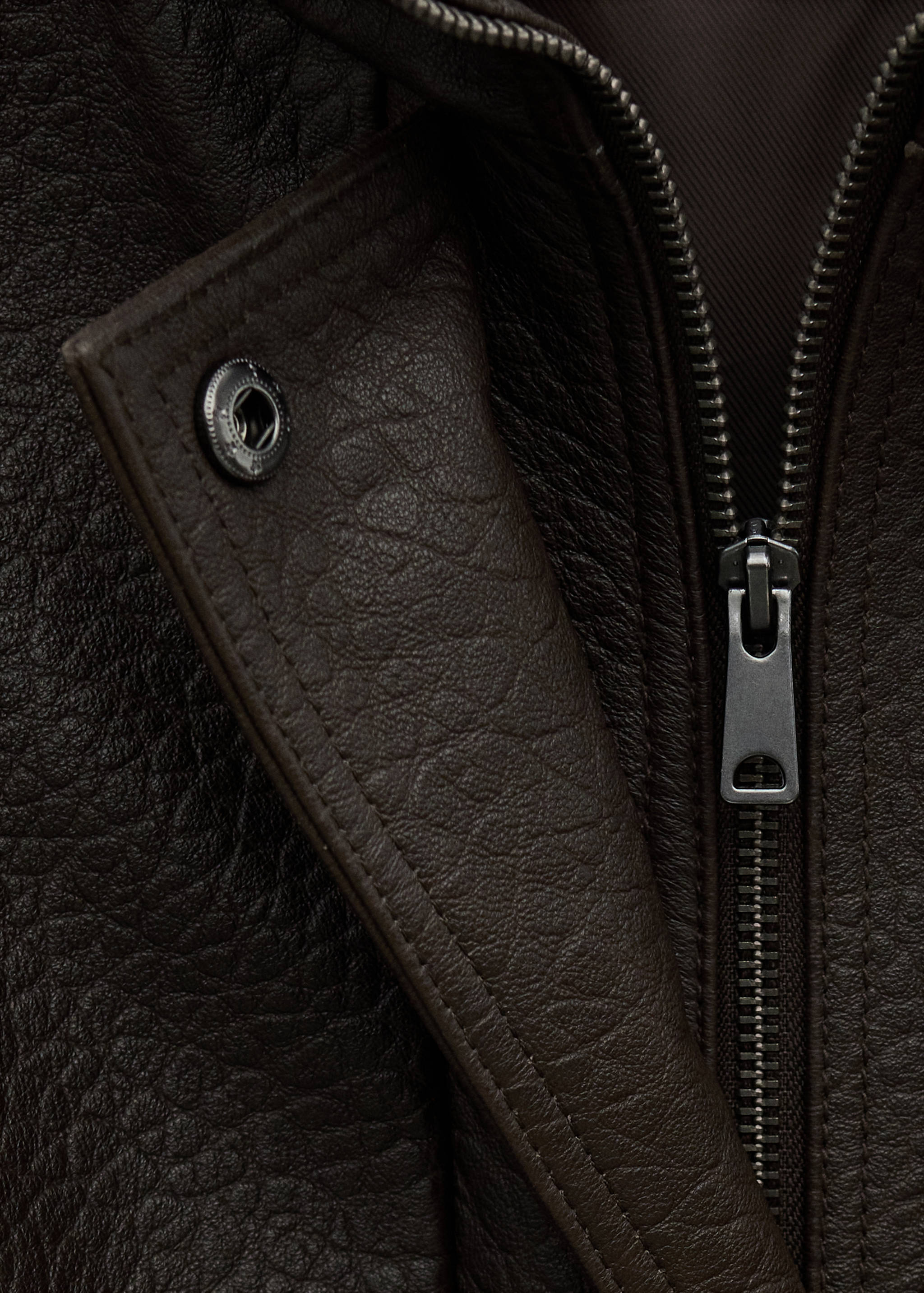 Chaqueta piel oversize - Detalle del artículo 8