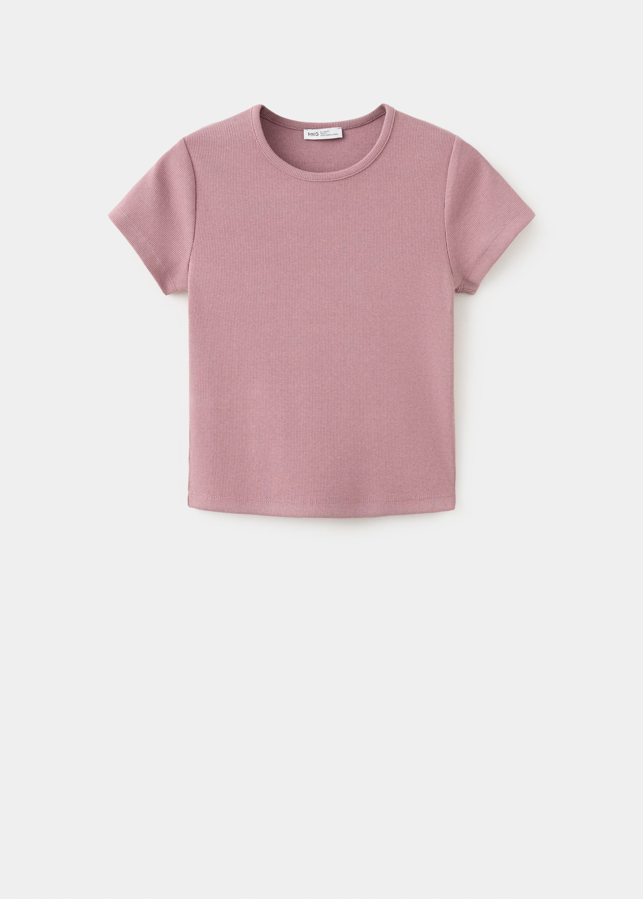 Knitted short-sleeve t-shirt - Article without model