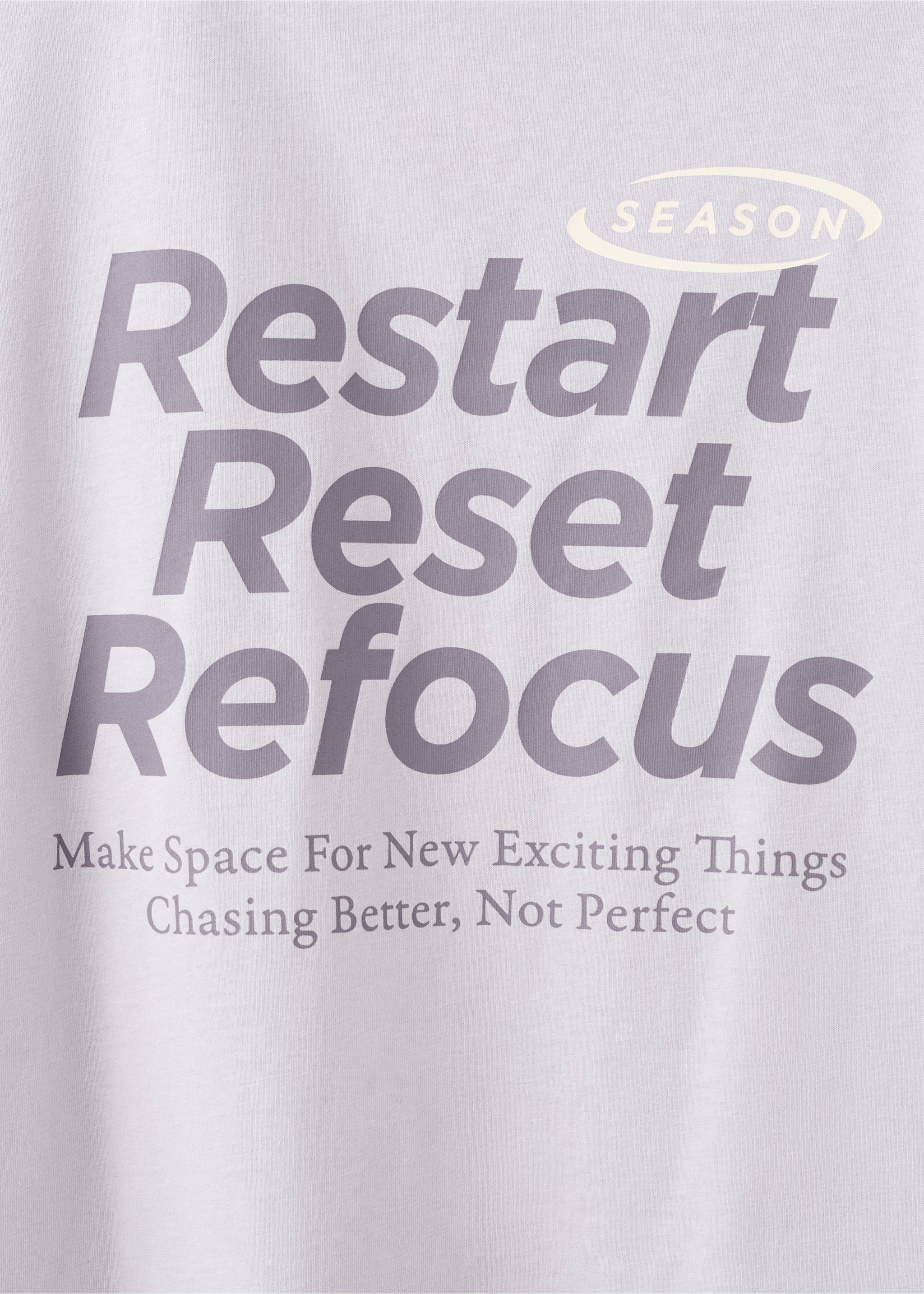 Printed cotton-blend t-shirt - Details of the article 0, Light/Pastel Purple. Ref: 27054777-00.