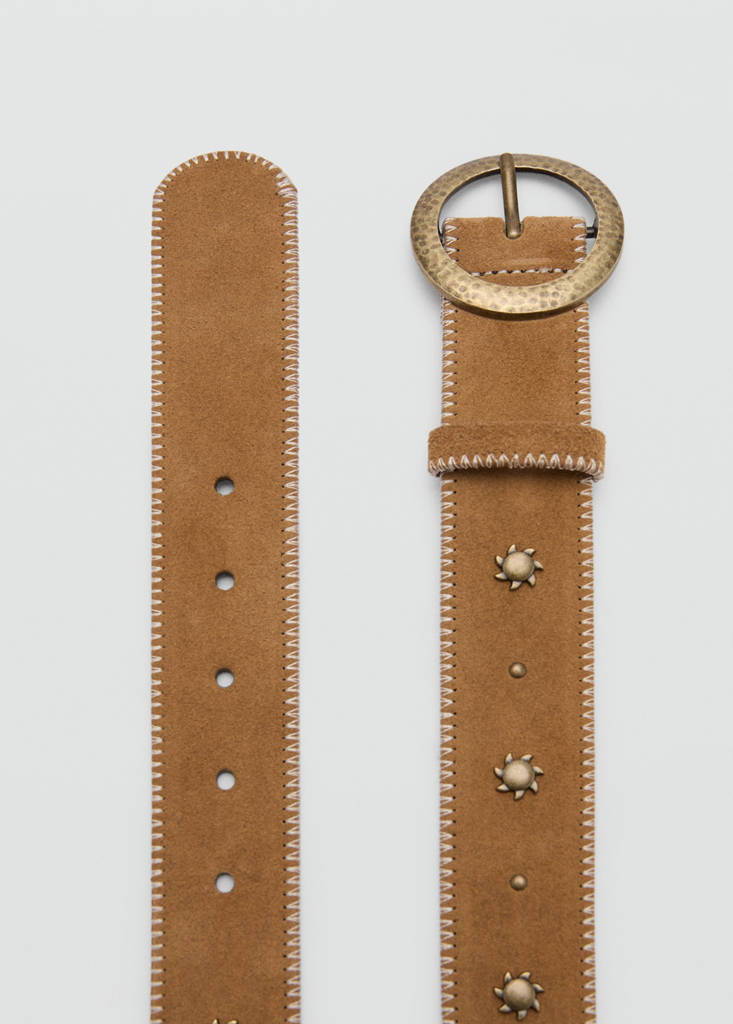 Leather belt — Sand