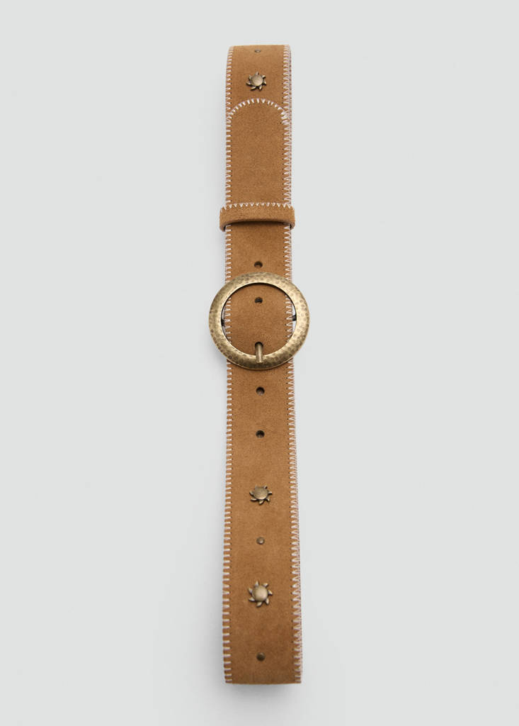 Leather belt — Sand