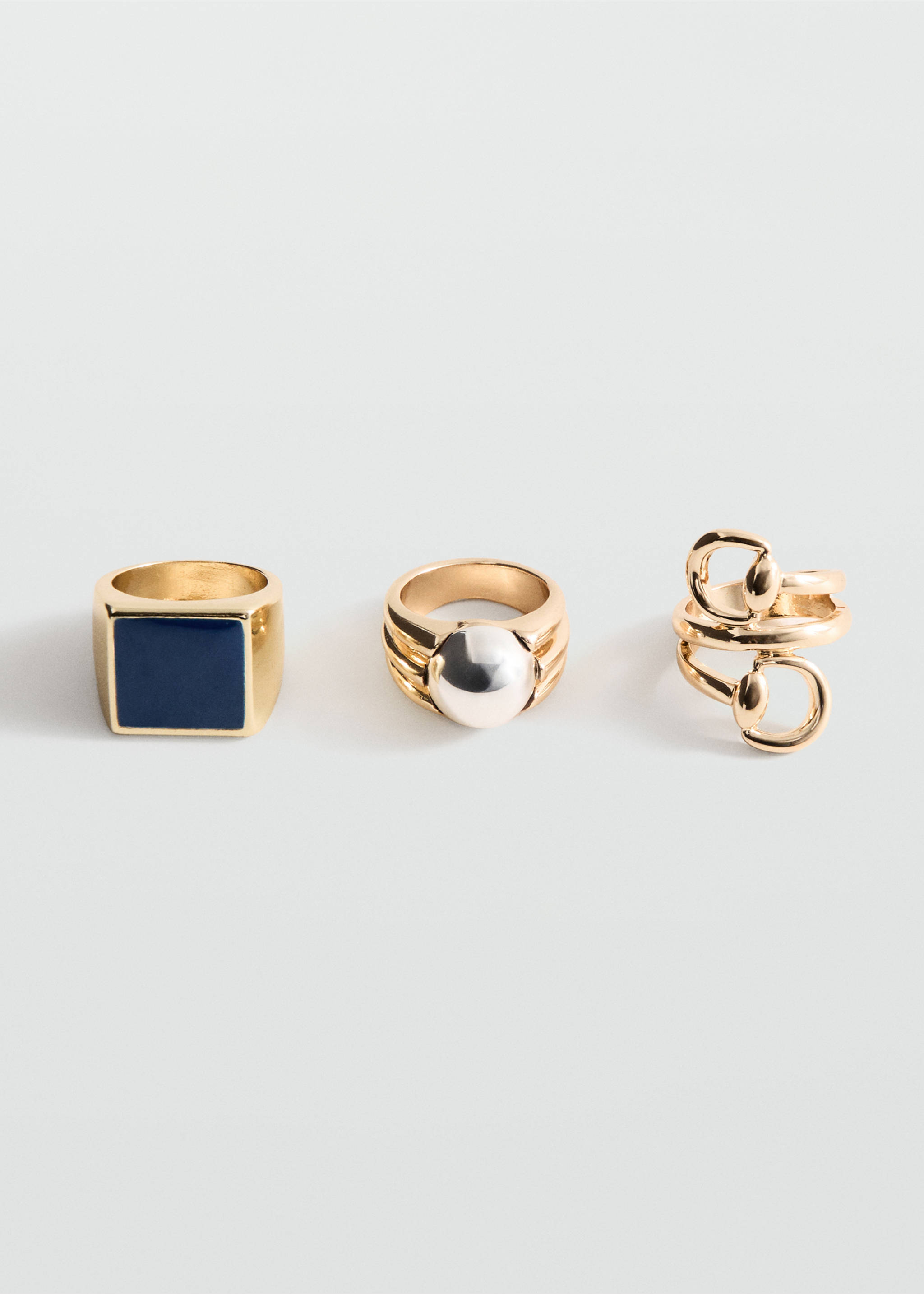 Combined ring 3 set - Article without model, Gold. Ref: 27054786-00.