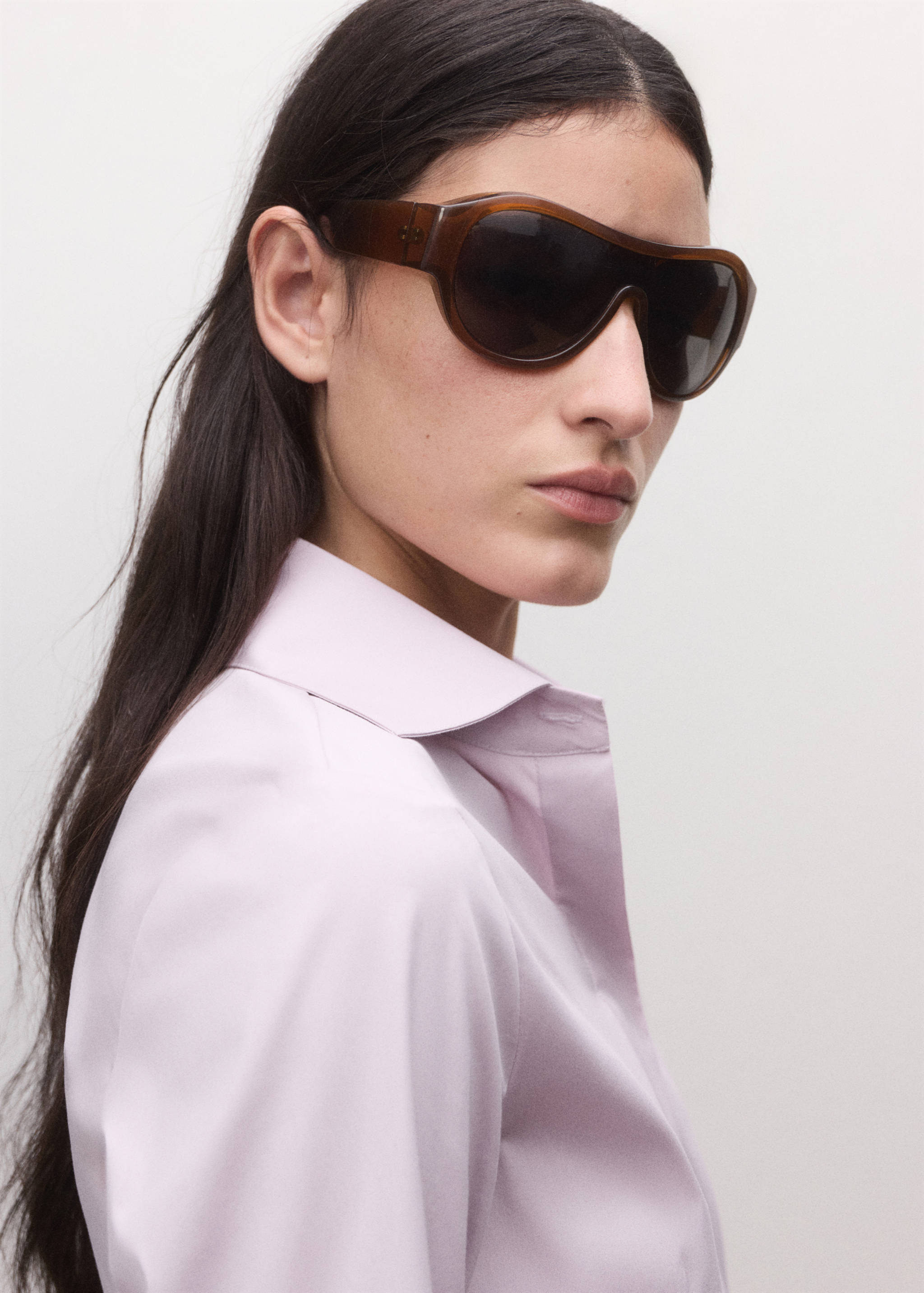 Fitted cotton shirt - Details of the article 1