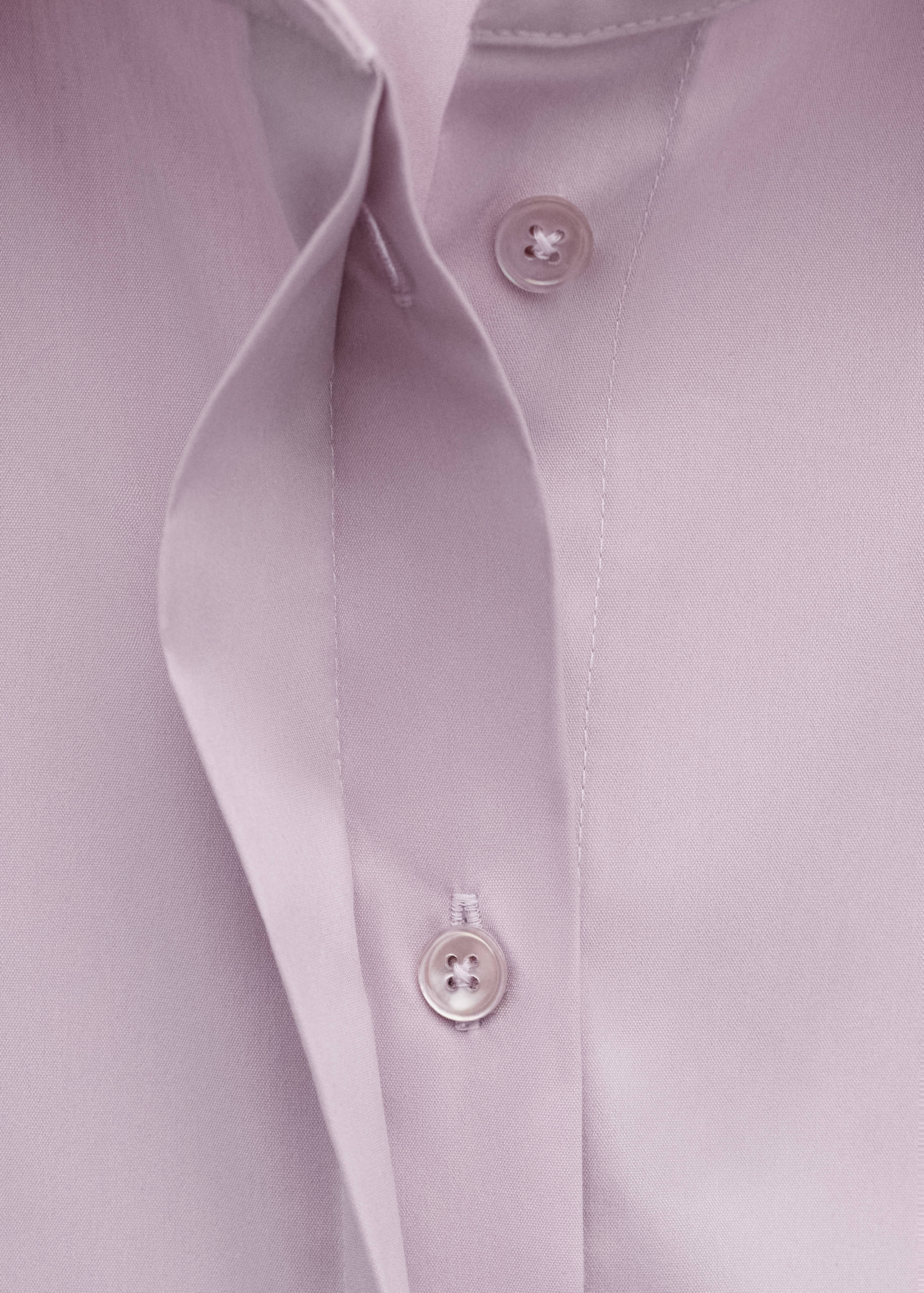Fitted cotton shirt - Details of the article 0