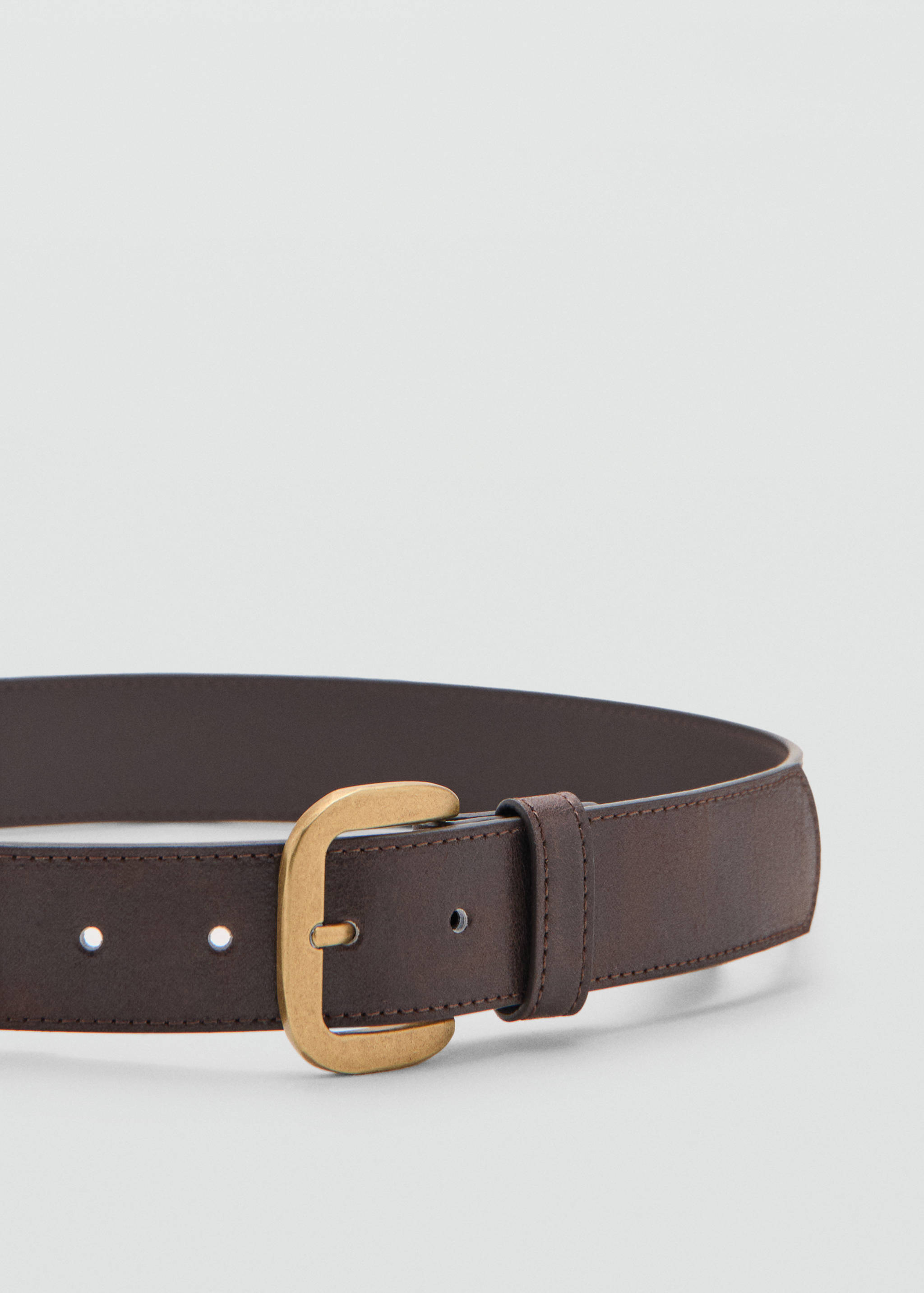 Square buckle belt - Medium plane