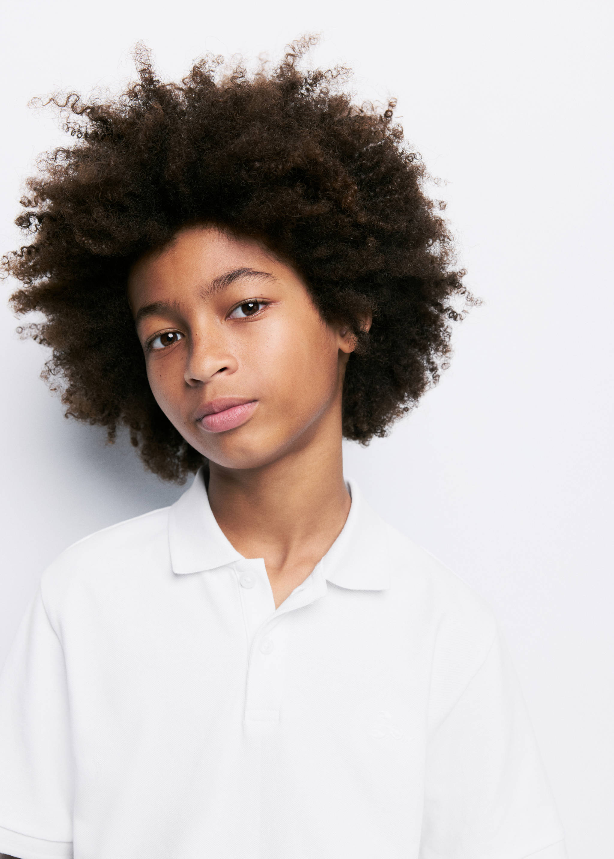 Cotton polo shirt - Details of the article 1