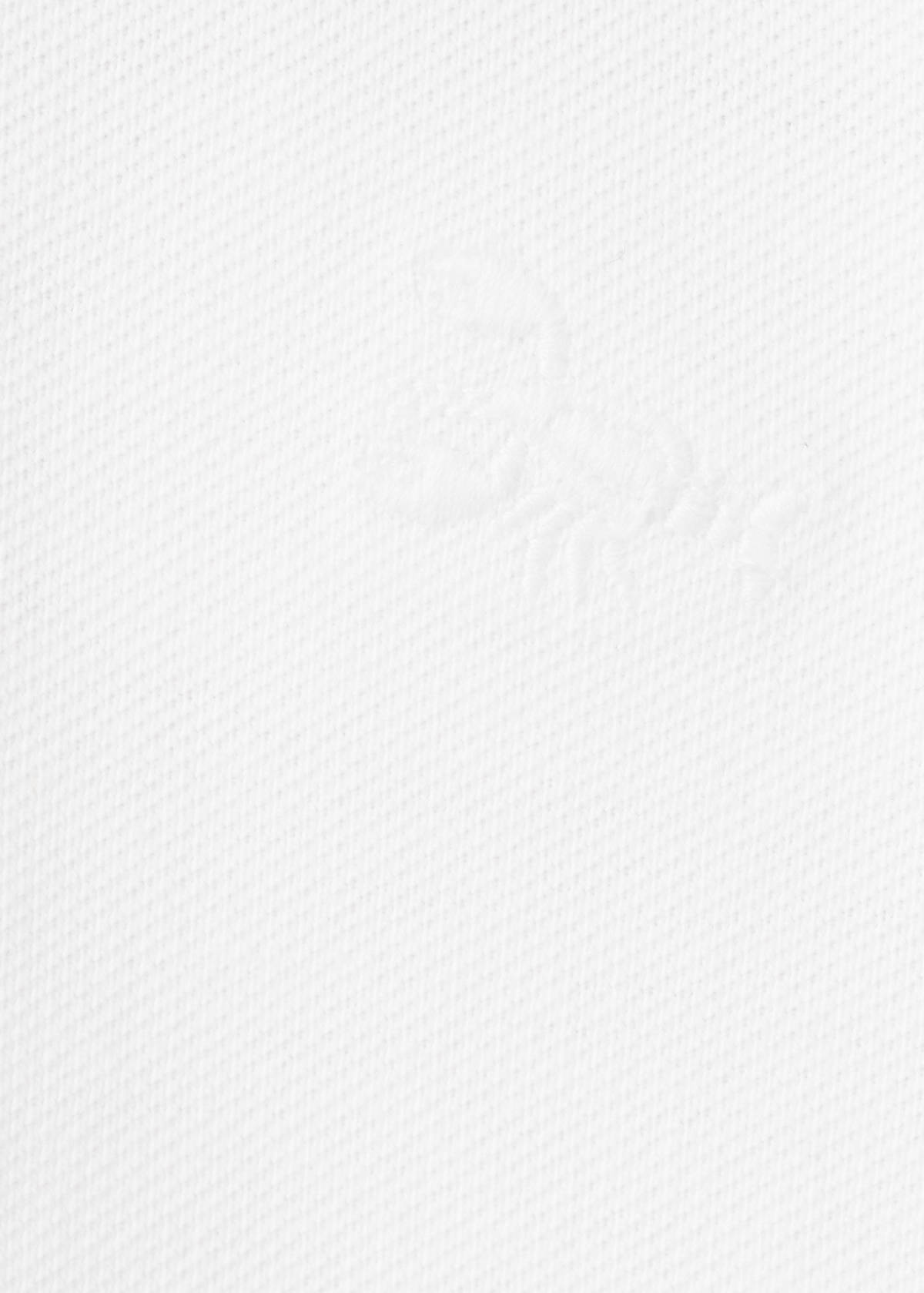 Cotton polo shirt — White