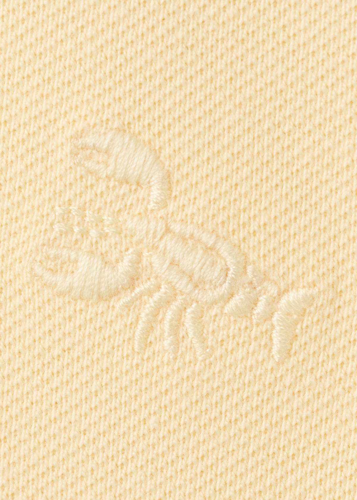 Cotton polo shirt — Pastel Yellow