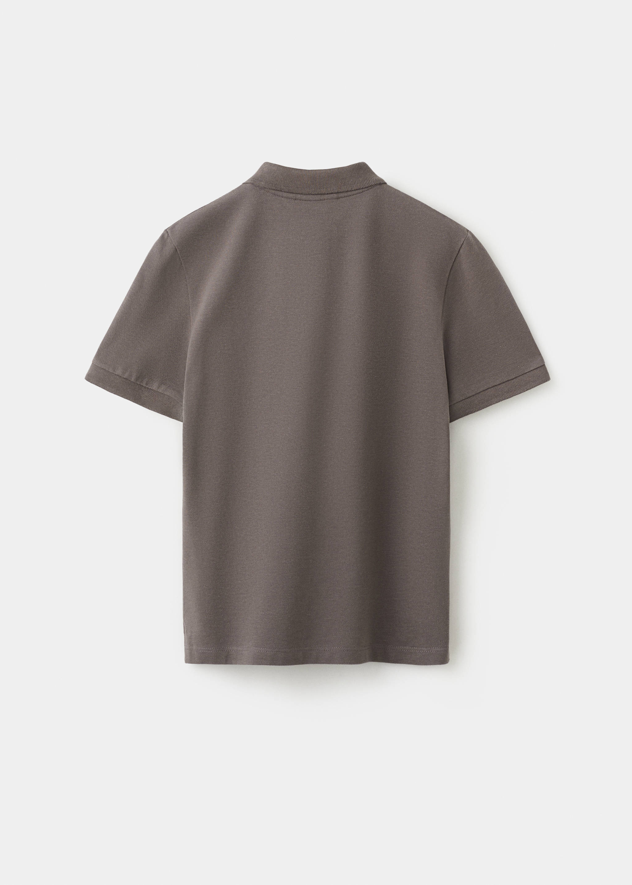 Cotton polo shirt - Reverse of the article