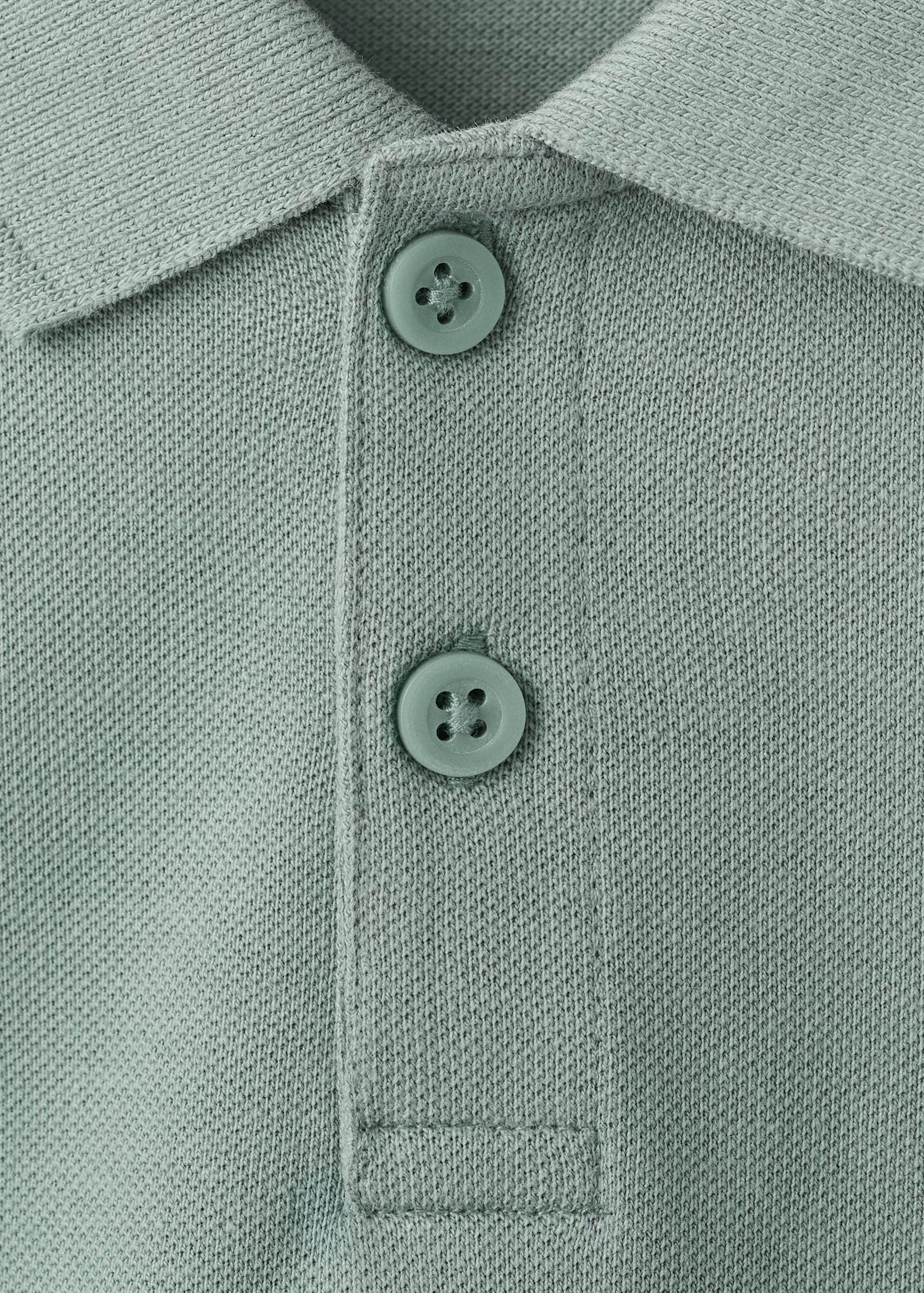 Cotton polo shirt - Details of the article 8
