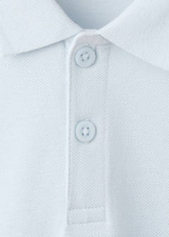 Cotton polo shirt — Sky Blue 6