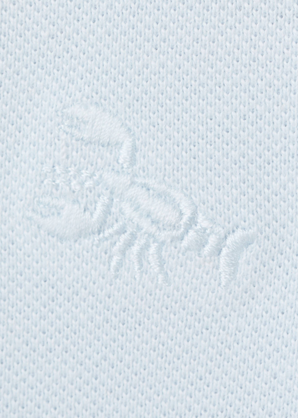Cotton polo shirt — Sky Blue