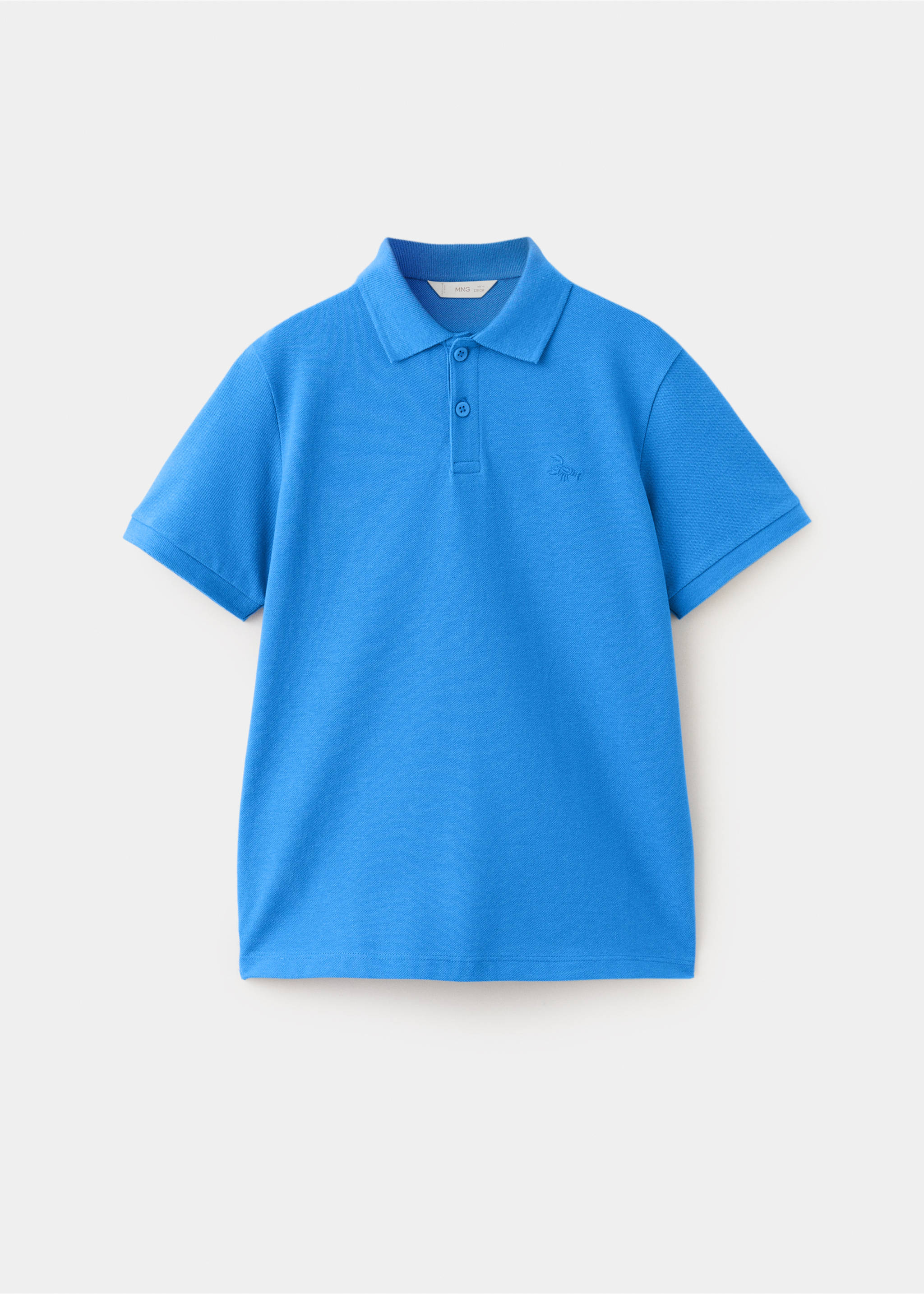 Cotton polo shirt - Article without model, China Blue. Ref: 27055143-00.