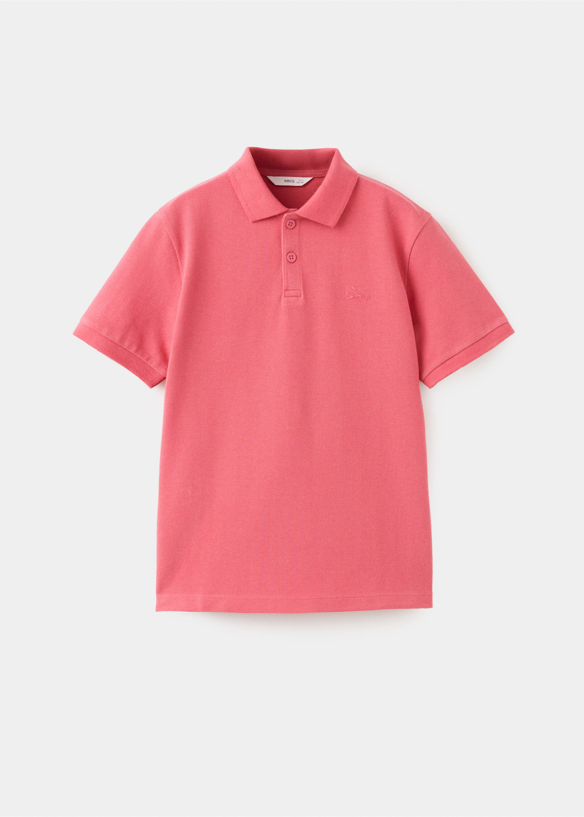 Cotton polo shirt - Article without model, Red. Ref: 27055143-00.