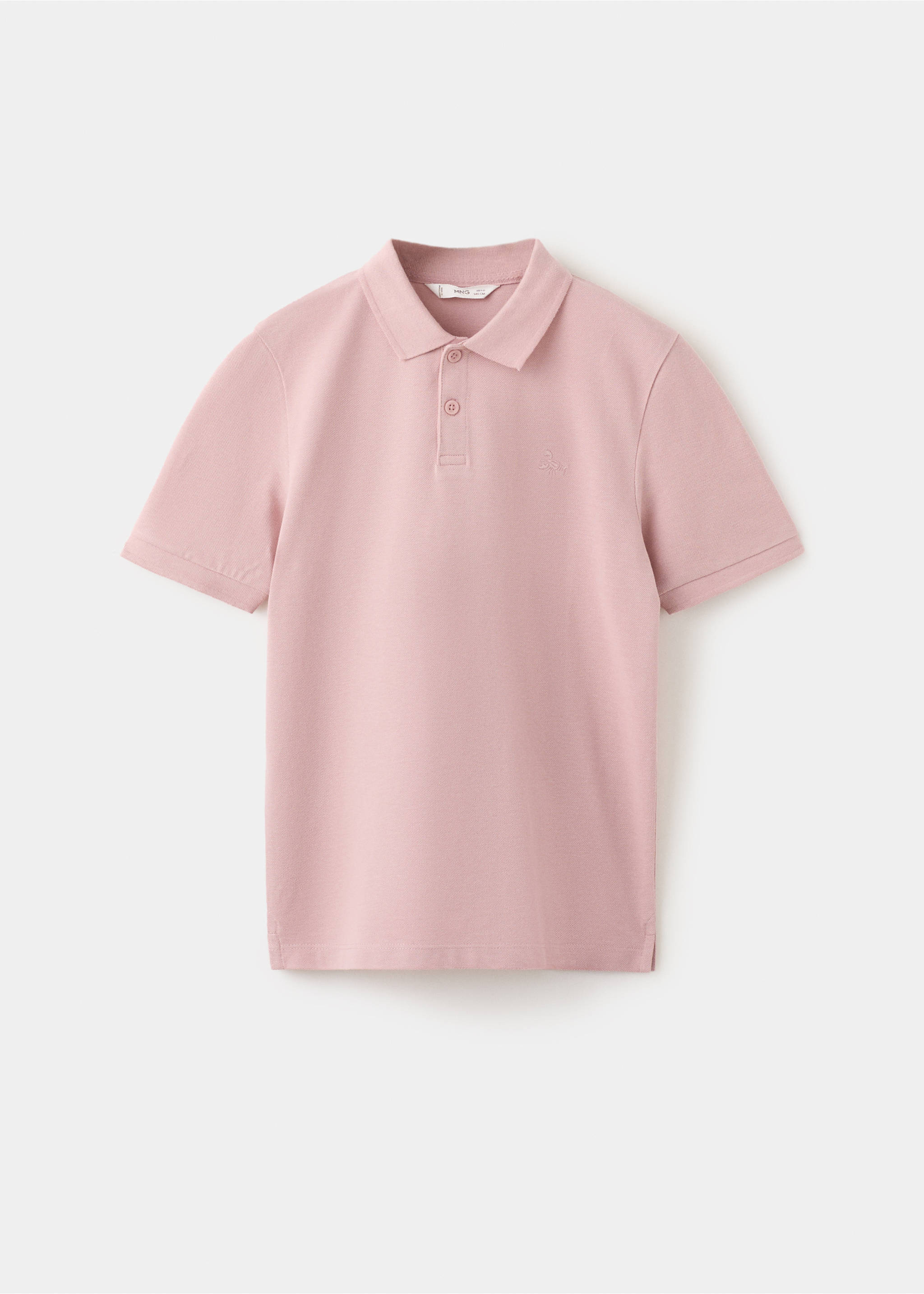 Tenniströja bomull - Artikel utan modell, Blek rosa. Ref: 27055143-00.