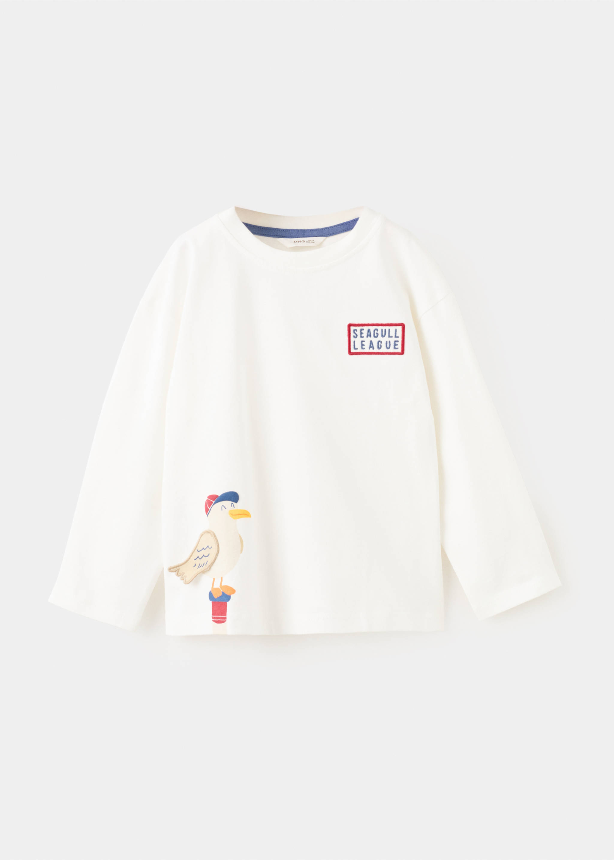 Camiseta algodón estampada - Artículo sin modelo, Blanco roto. Ref: 27055144-00.