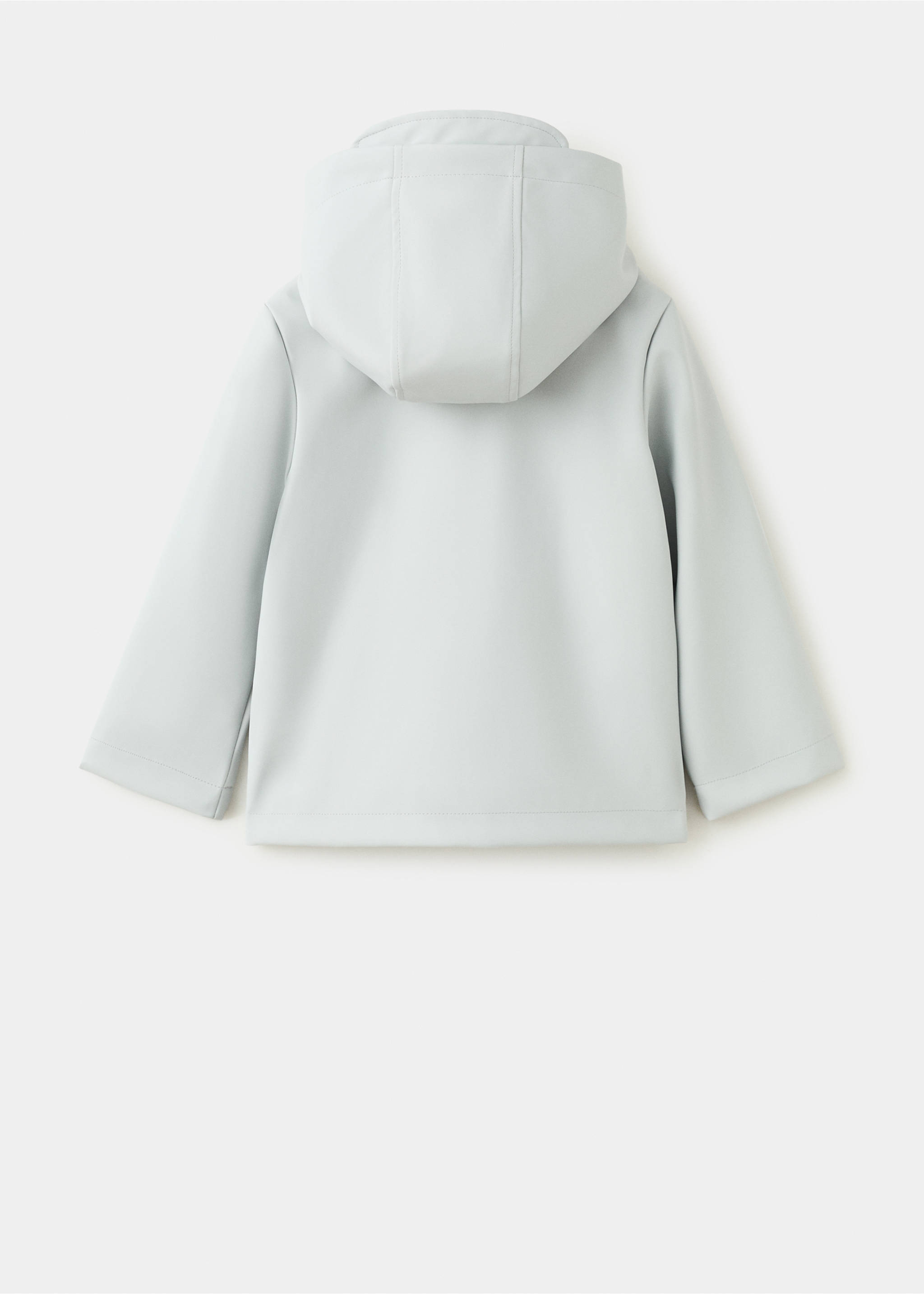 Chaqueta engomada impermeable - Reverso del artículo, Gris hielo. Ref: 27055147-00.