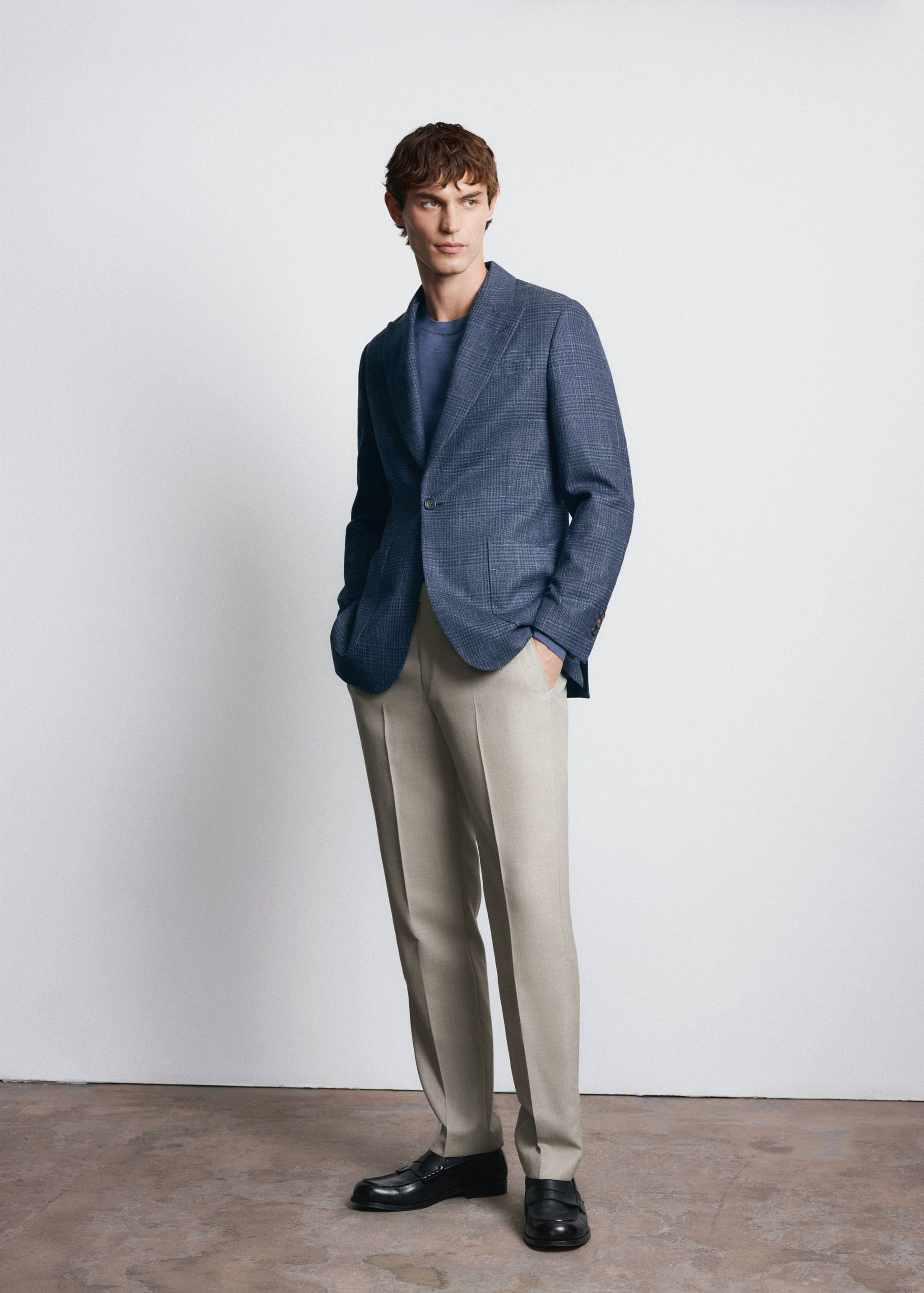 Americana slim fit tejido Lanerossi® by Marzotto - Plano general