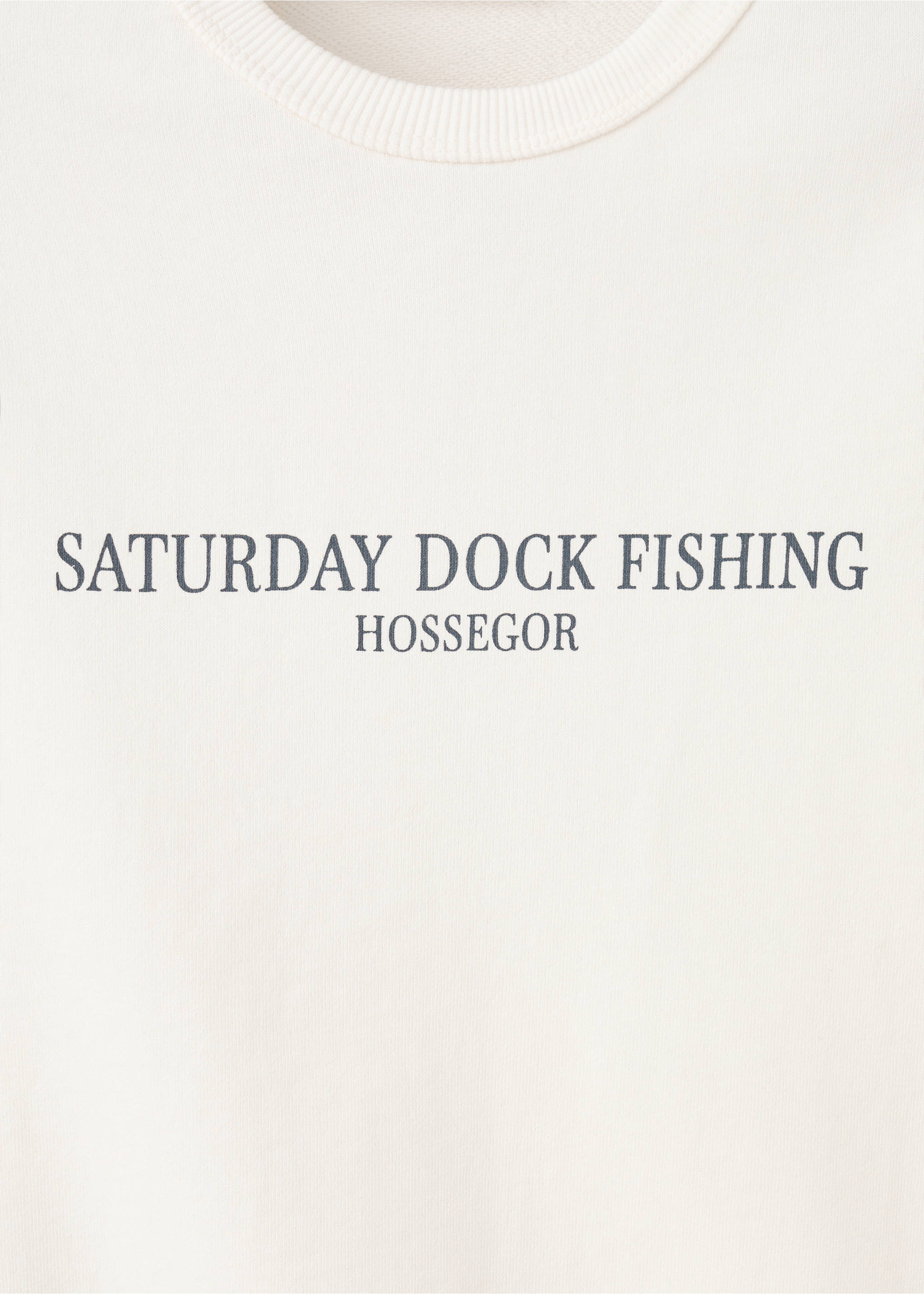 Printed cotton sweatshirt - Details of the article 8, Off White. Ref: 27055149-00.