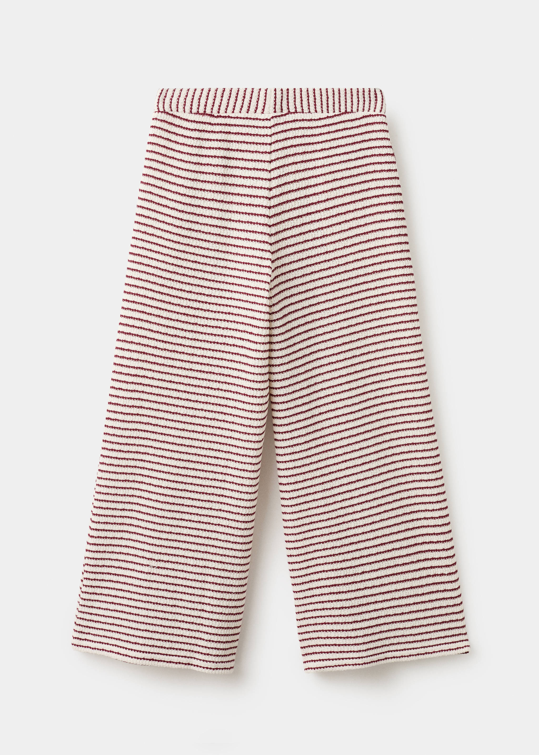 Striped knit trousers - Reverse of the article