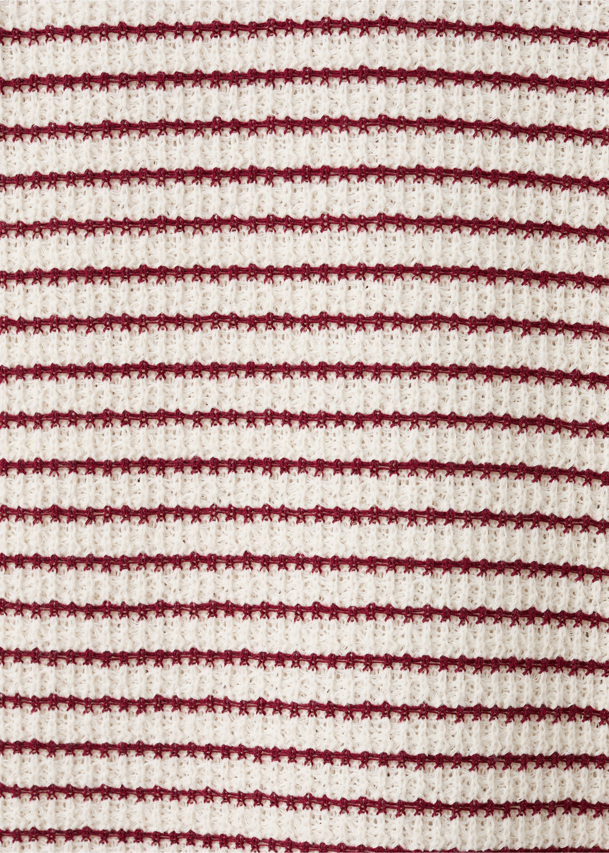 Pantalon maille à rayures - Détail de l'article 0, Rouge. Ref: 27055155-00.