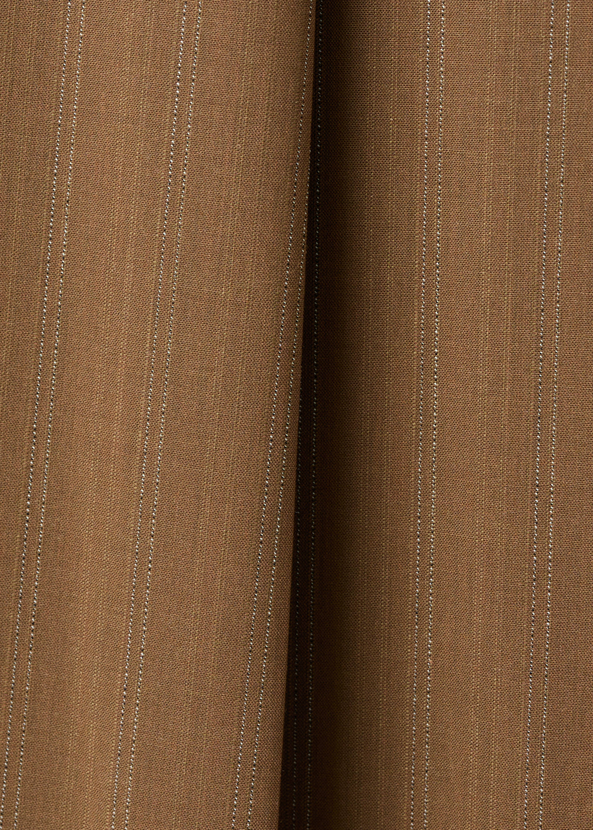 Pinstripe suit trousers - Details of the article 0