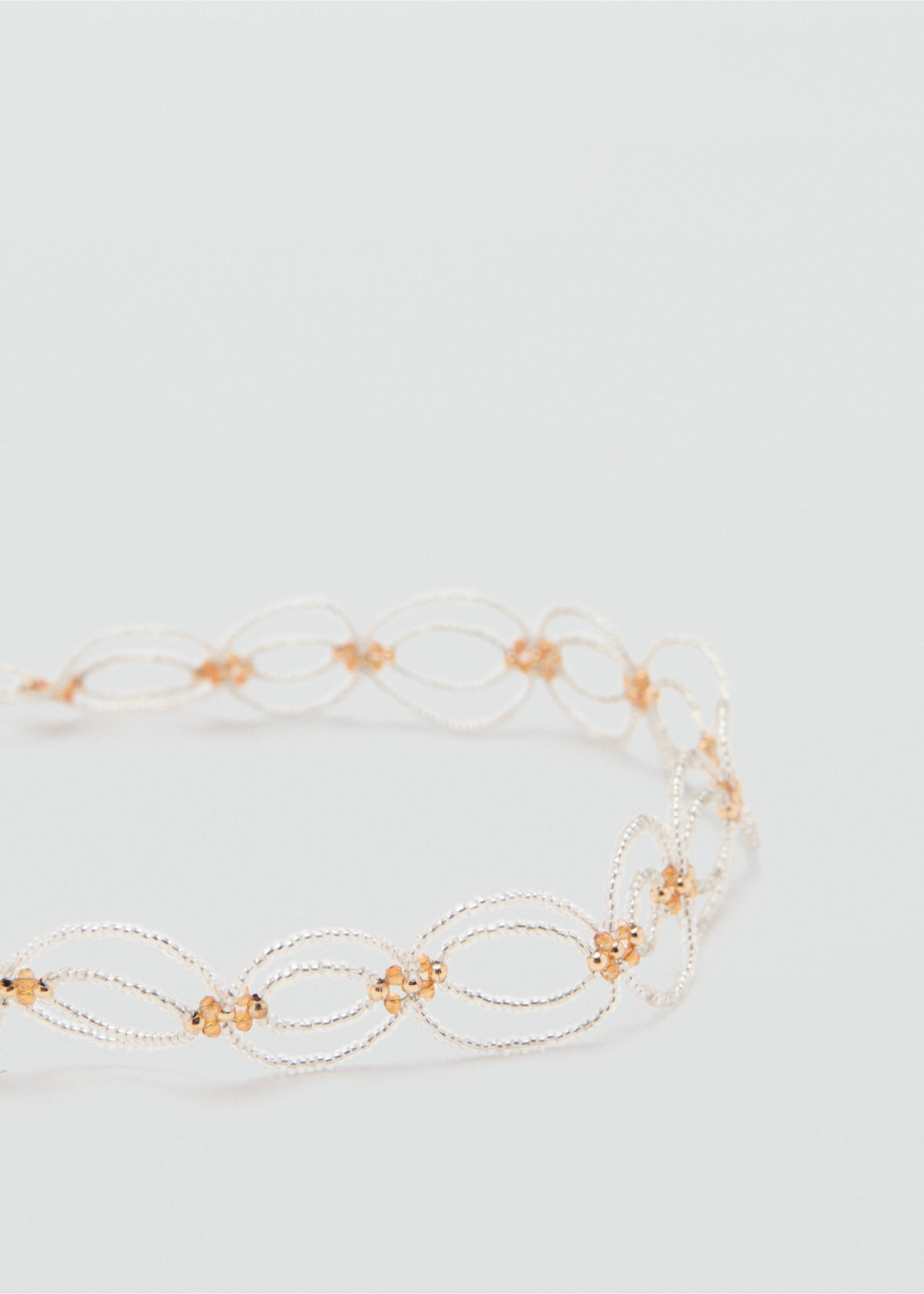 Beaded chain belt - Medium plane, Silver. Ref: 27055164-00.