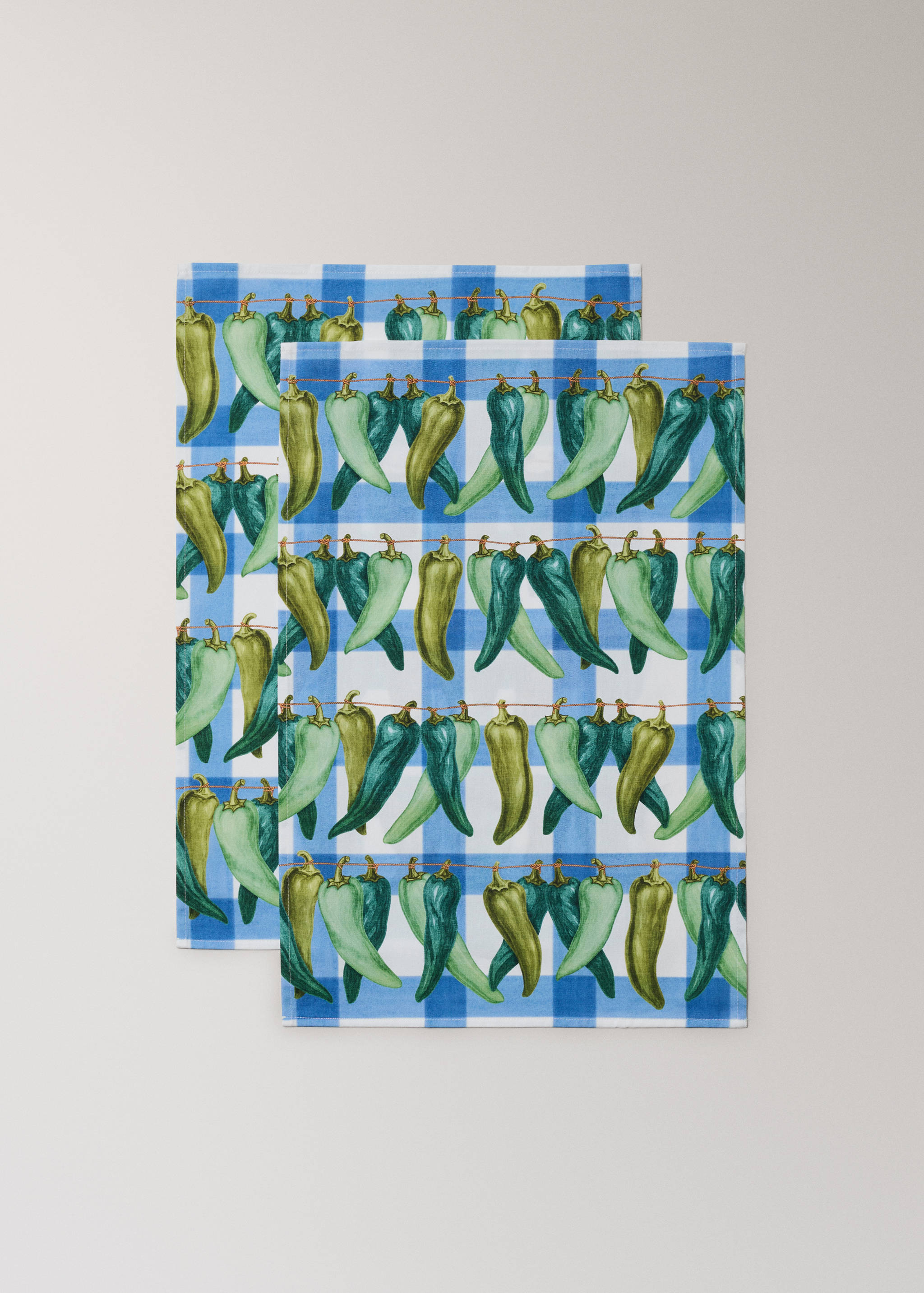 Torchon de cuisine imprimé poivrons - Détail de l'article 1