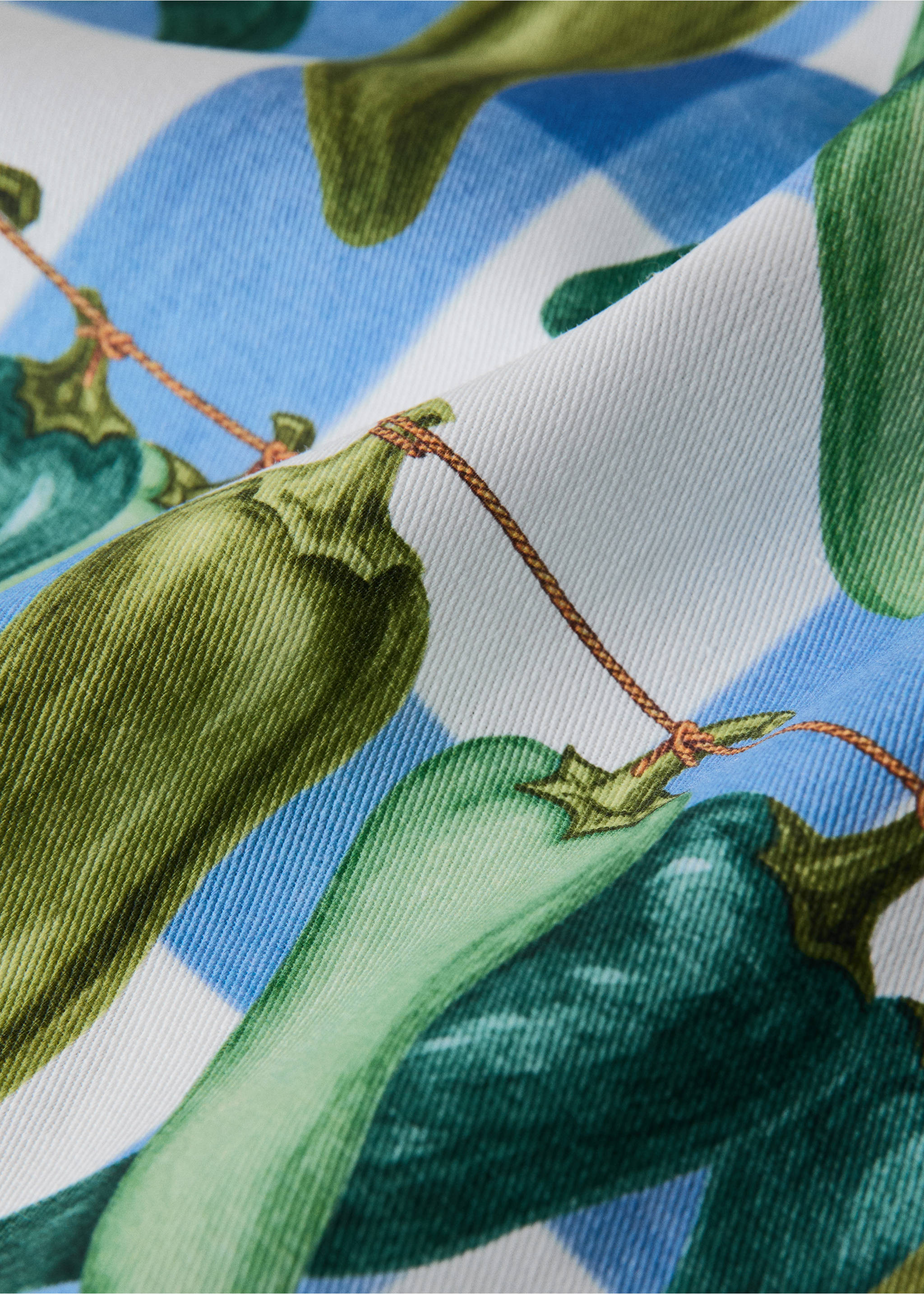 Кухонні рушники з принтом перців - Детальніше про товар 2, Синій. Ref: 27055165-00.