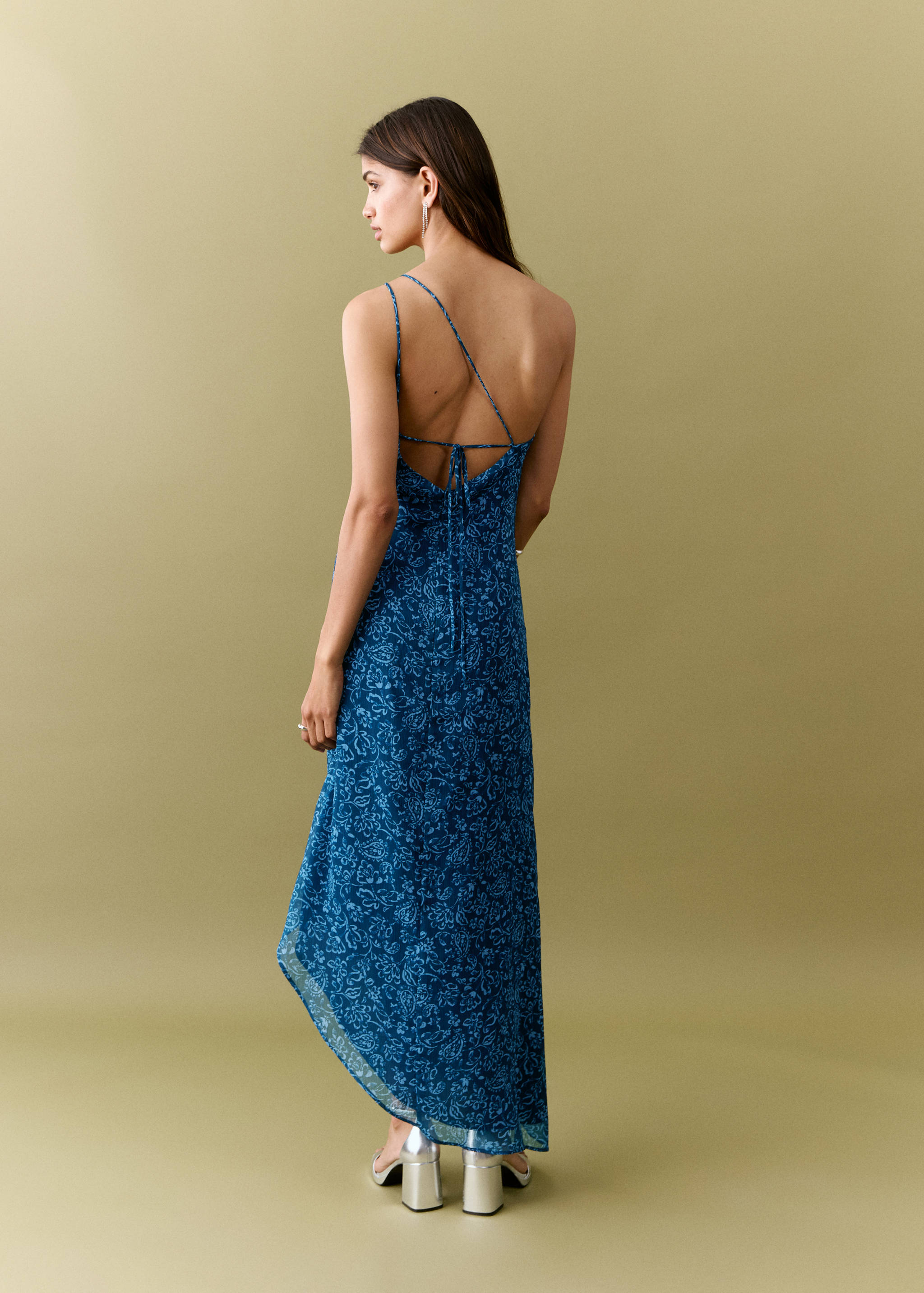 Vestit asimètric floral - Revers de l'article