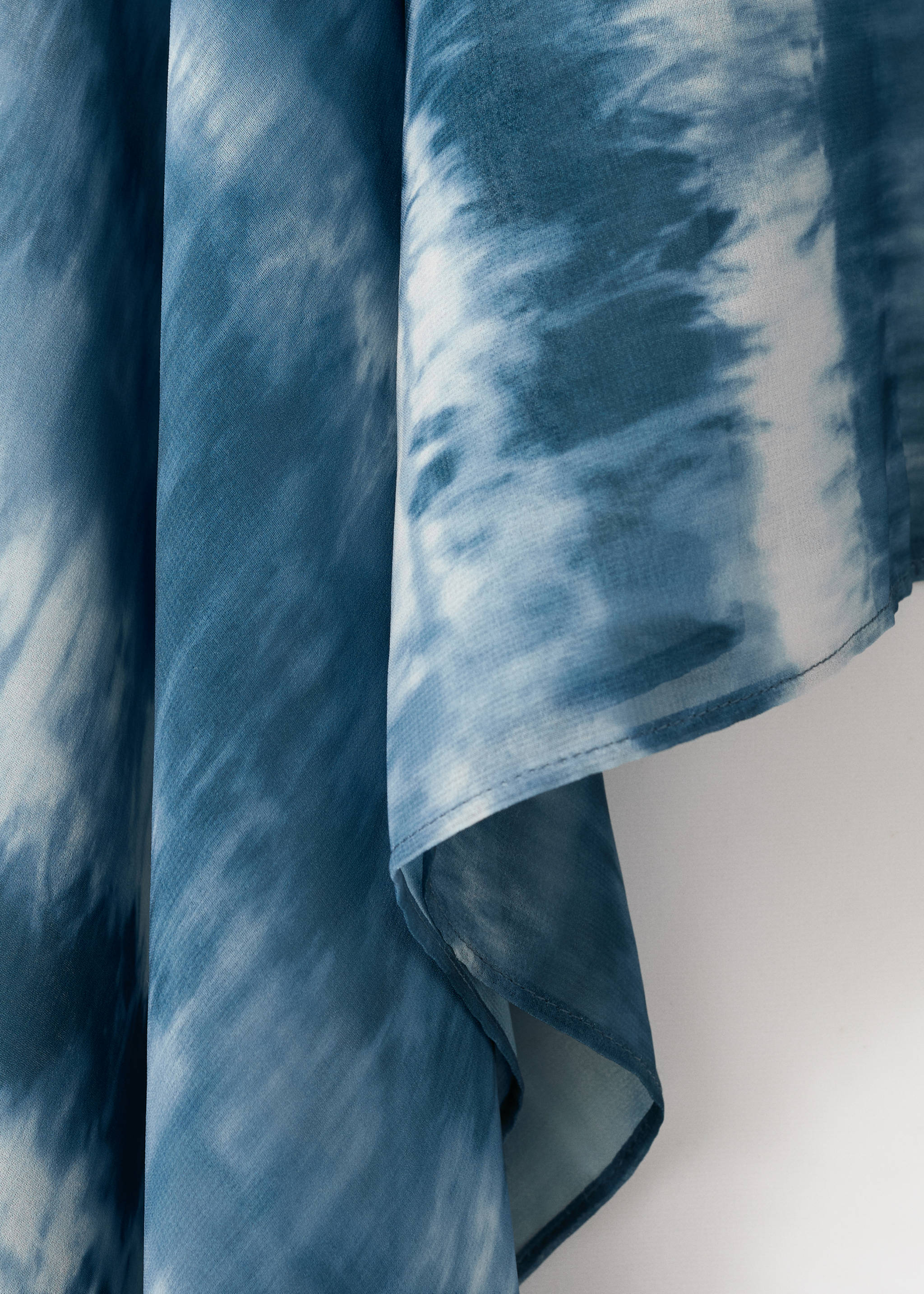 Блузка-накидка тай-дай - Деталь изделия 8