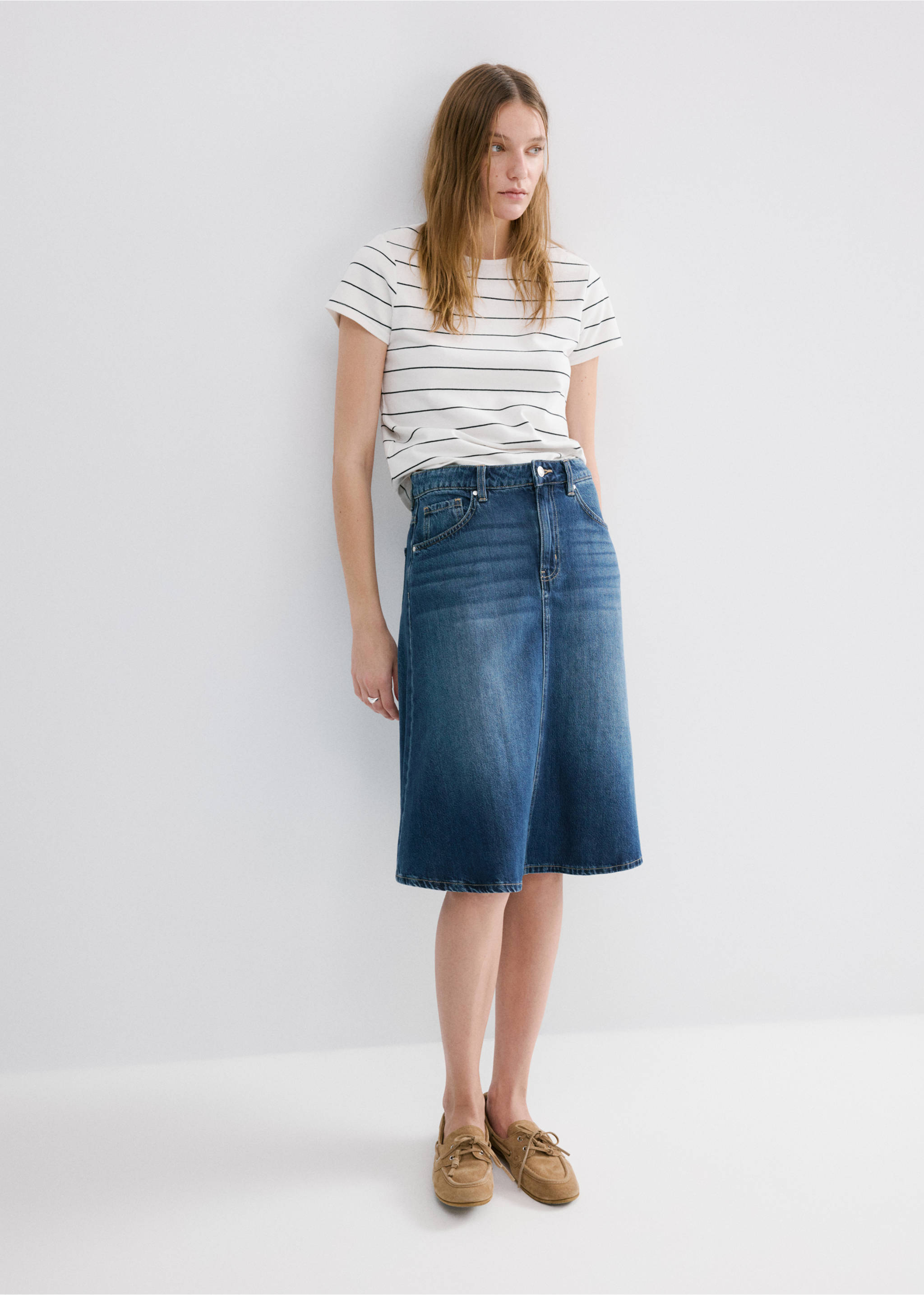 Striped cotton T-shirt - General plane, Off White. Ref: 27055823-00.