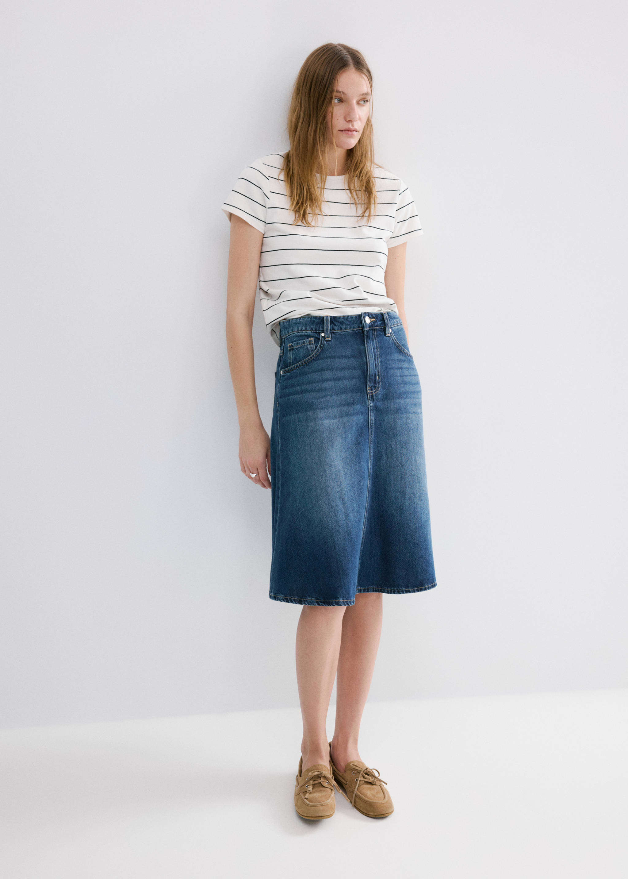 Striped cotton T-shirt - General plane