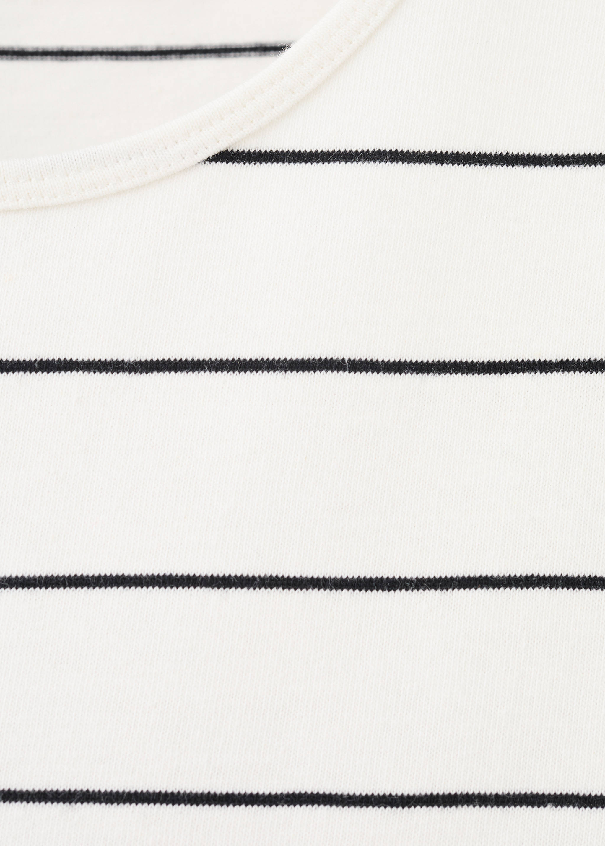 Striped cotton T-shirt - Details of the article 8