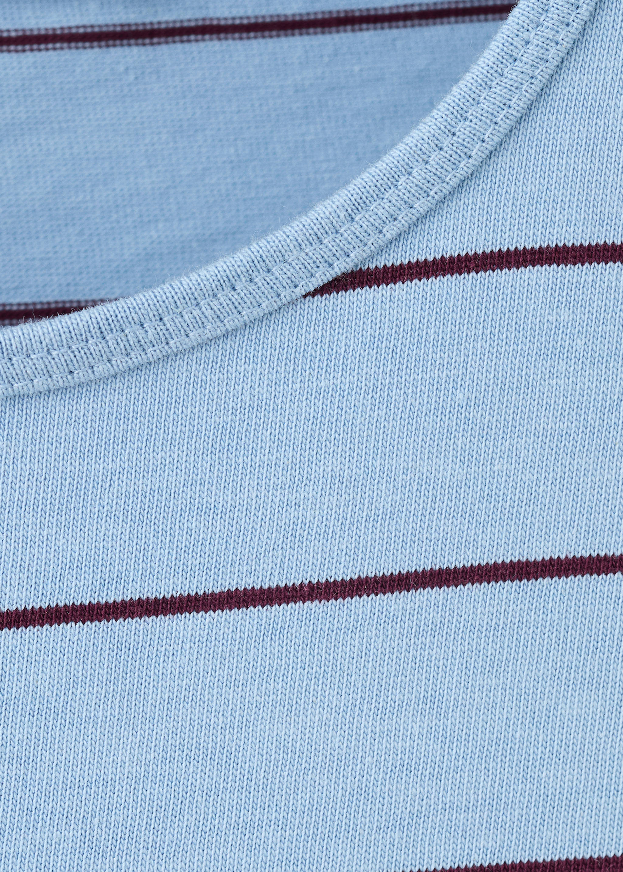 Striped cotton T-shirt - Details of the article 8