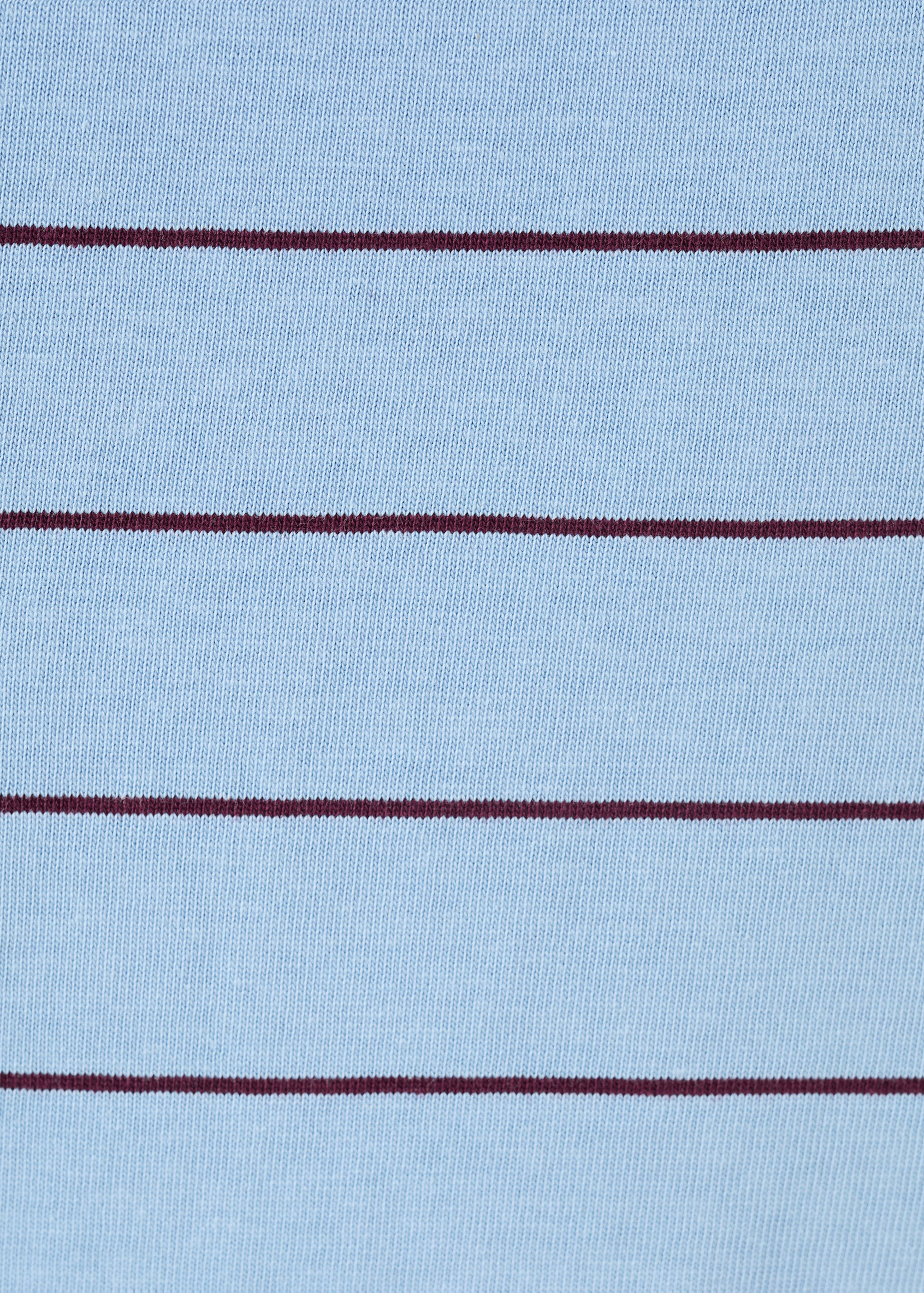 Striped cotton T-shirt - Details of the article 0