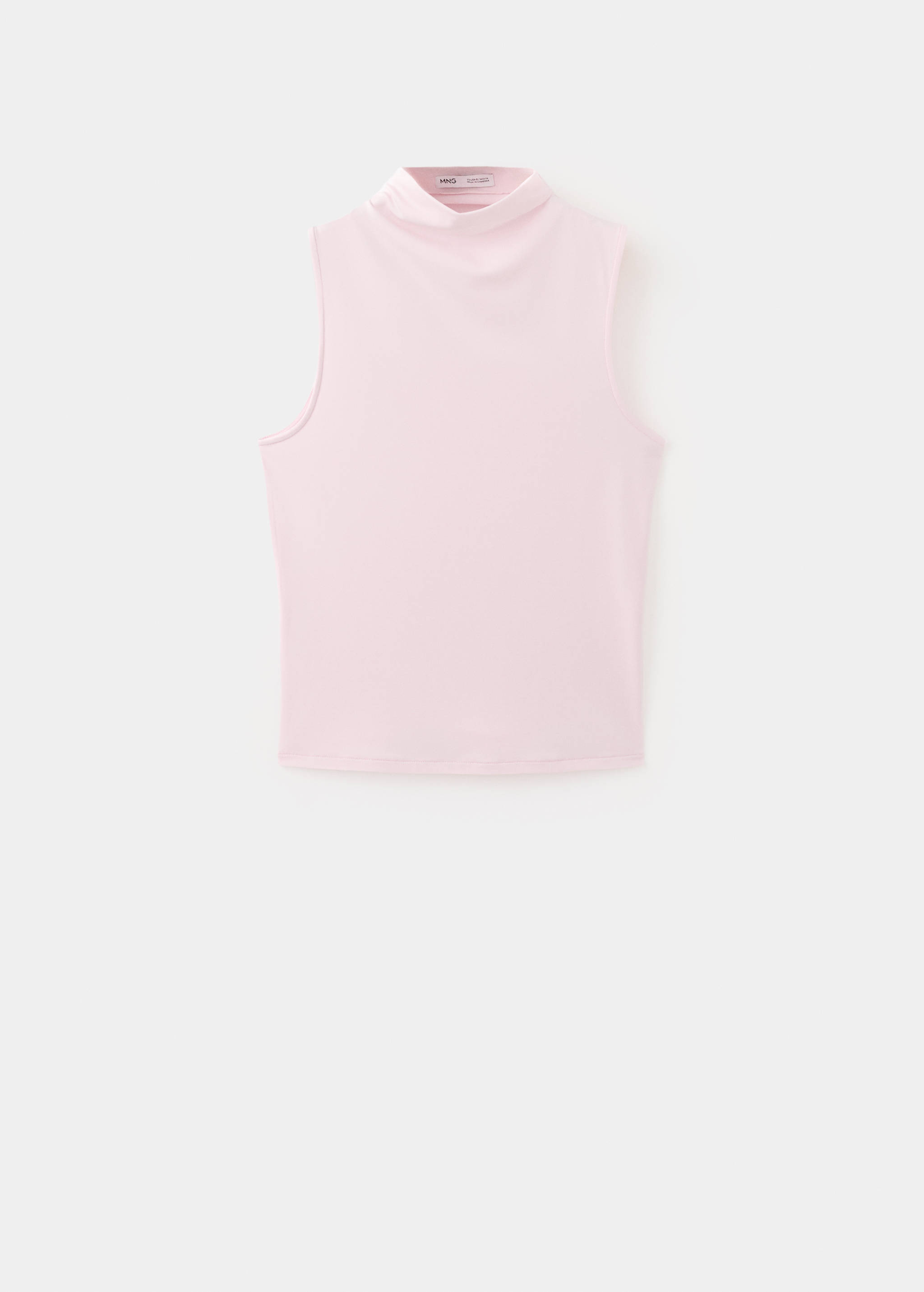 Fitted top with perkins collar - Article without model