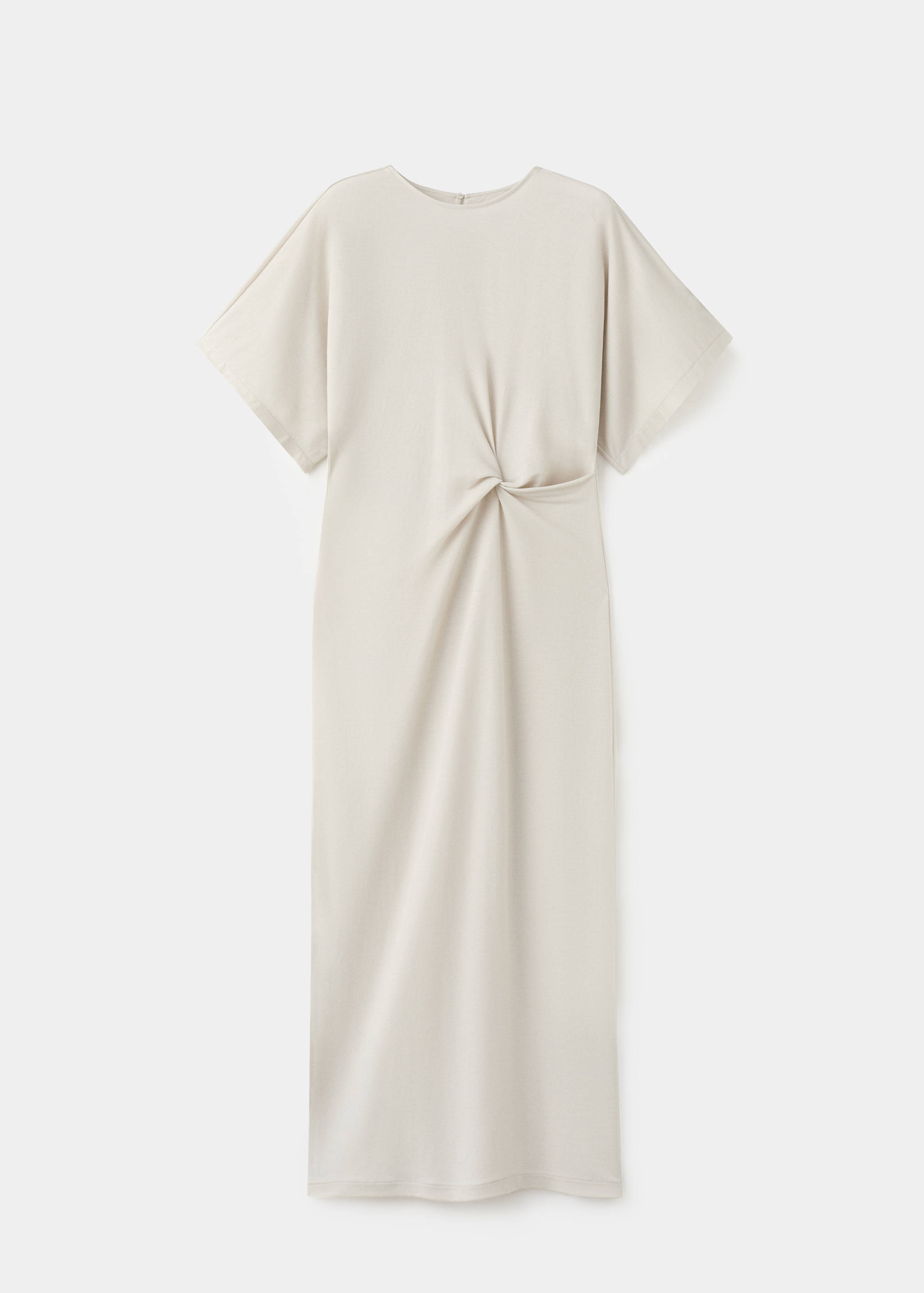 Side gathered details dress - Article without model