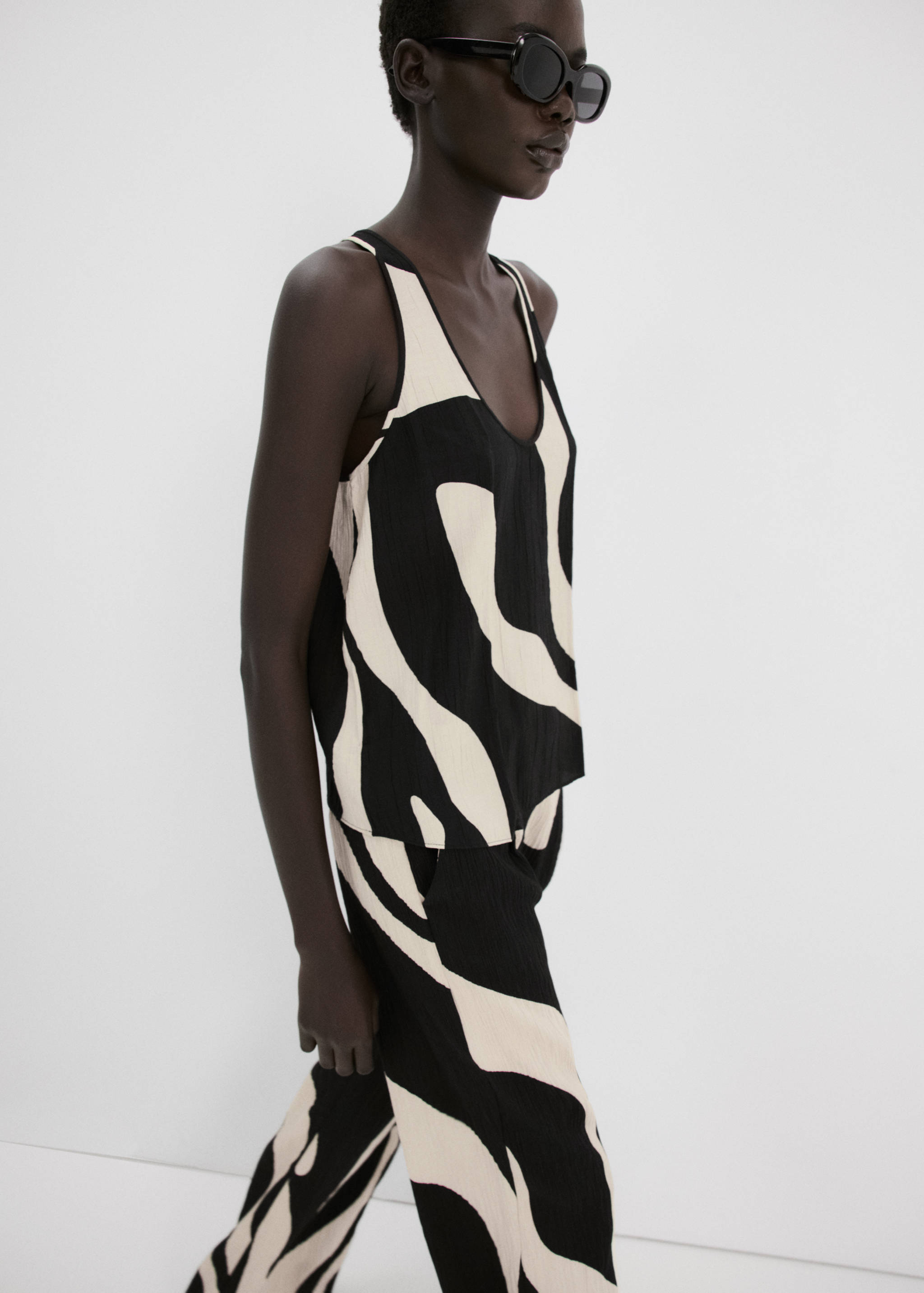 Gemustertes Crop-Top - Detail des Artikels 1