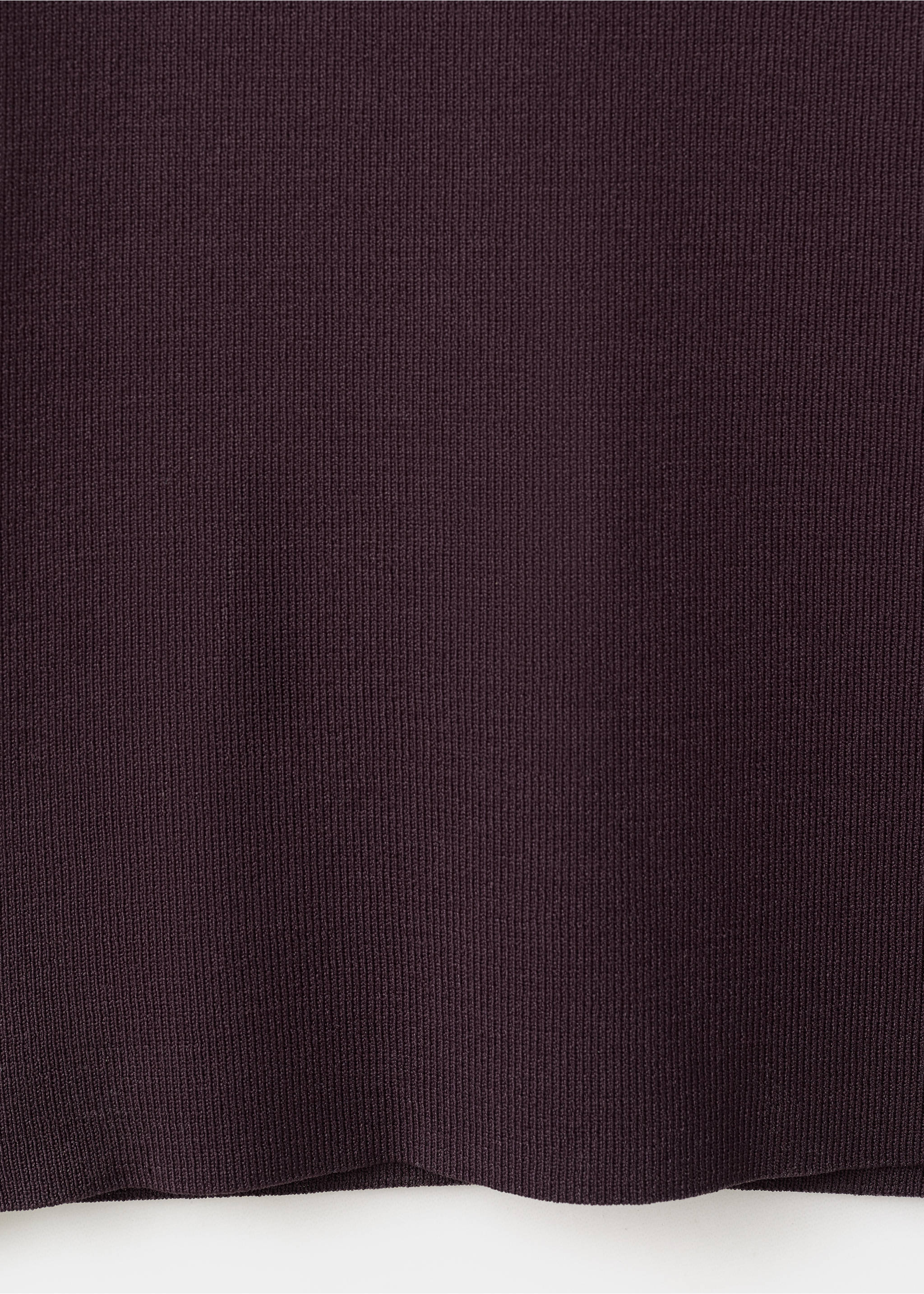 Knit trousers with mid-rise - Details of the article 0, Burgundy. Ref: 27055834-00.